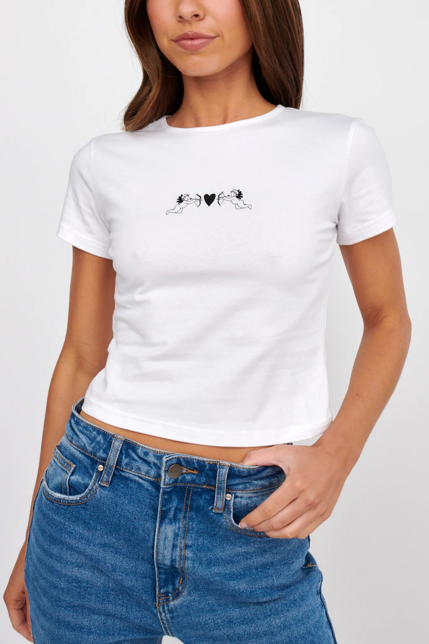 LIONESS Angels Baby Tee Porcelain - Image 4