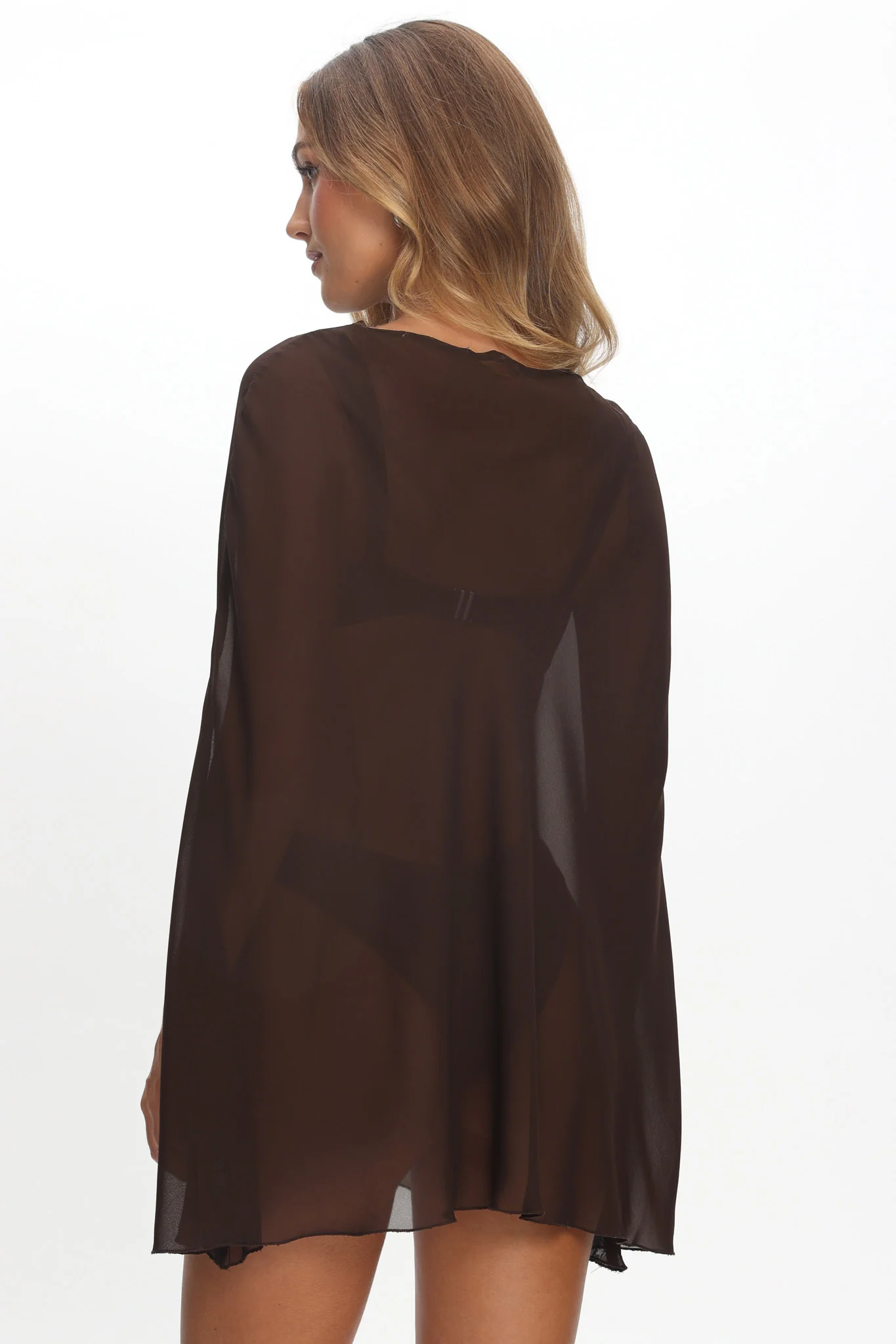 LIONESS Aura Poncho Chocolate - Image 3