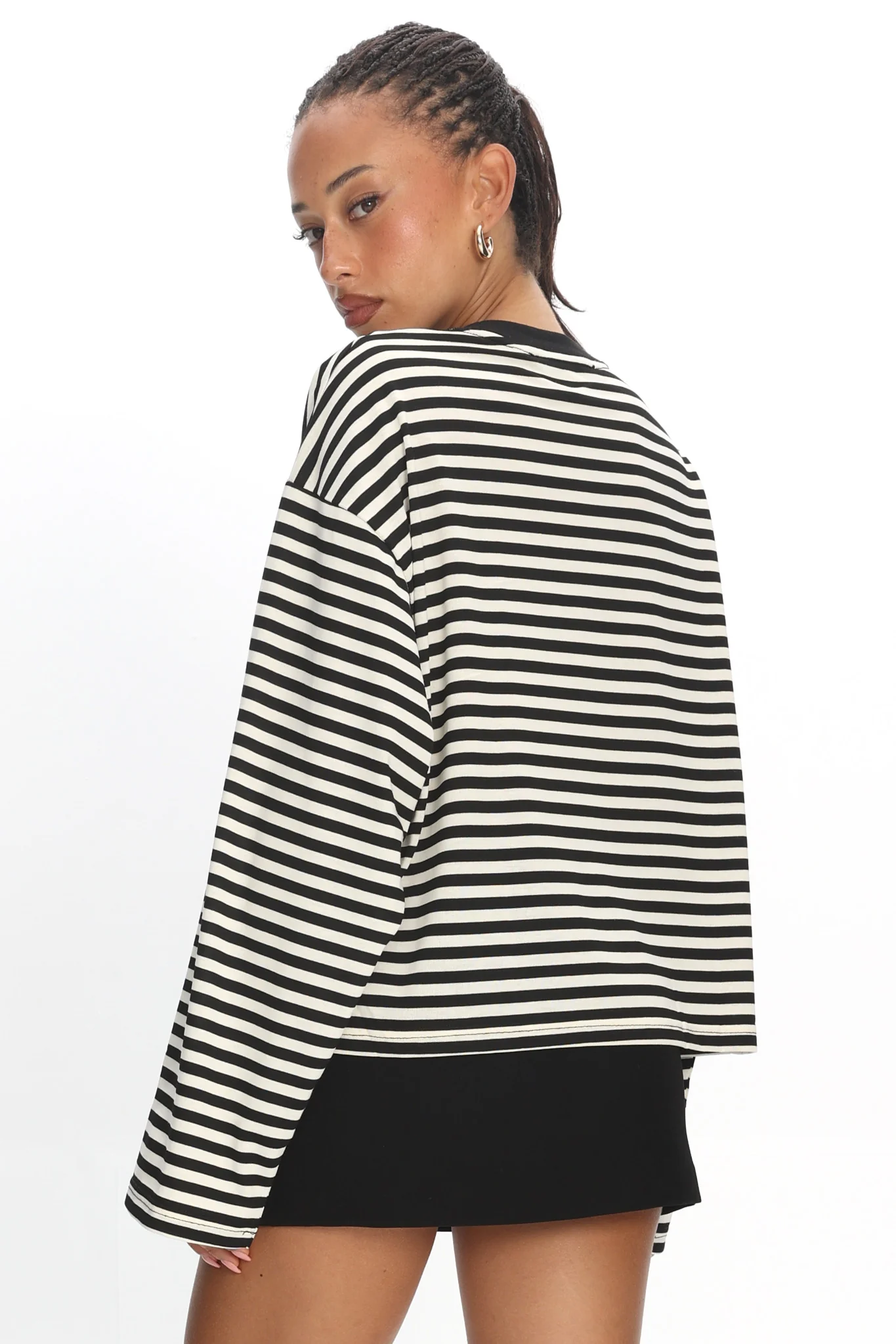 LIONESS Bloom Long Sleeve Onyx Stripe - Image 3