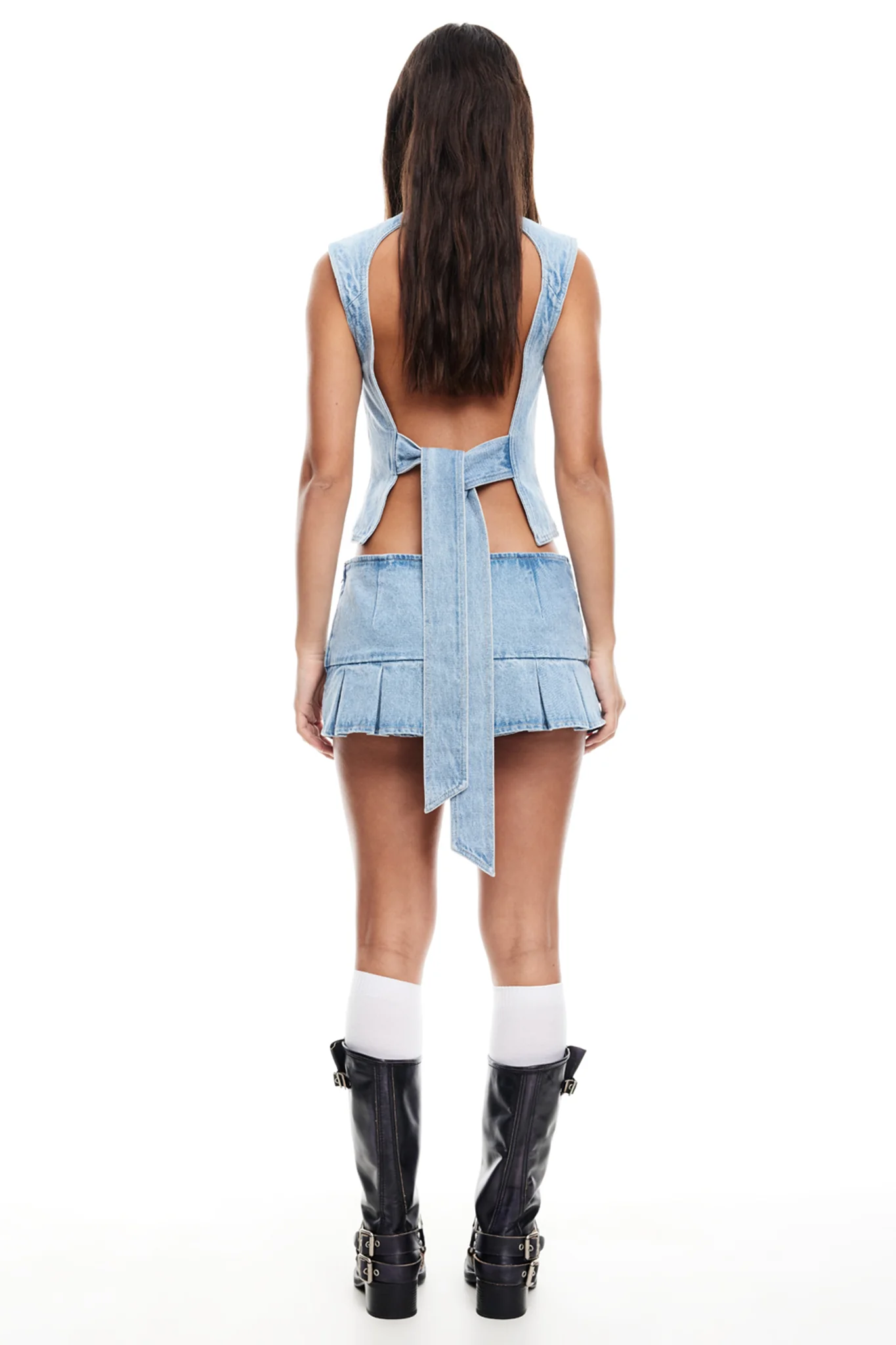 LIONESS Countryside Top Denim - Image 2