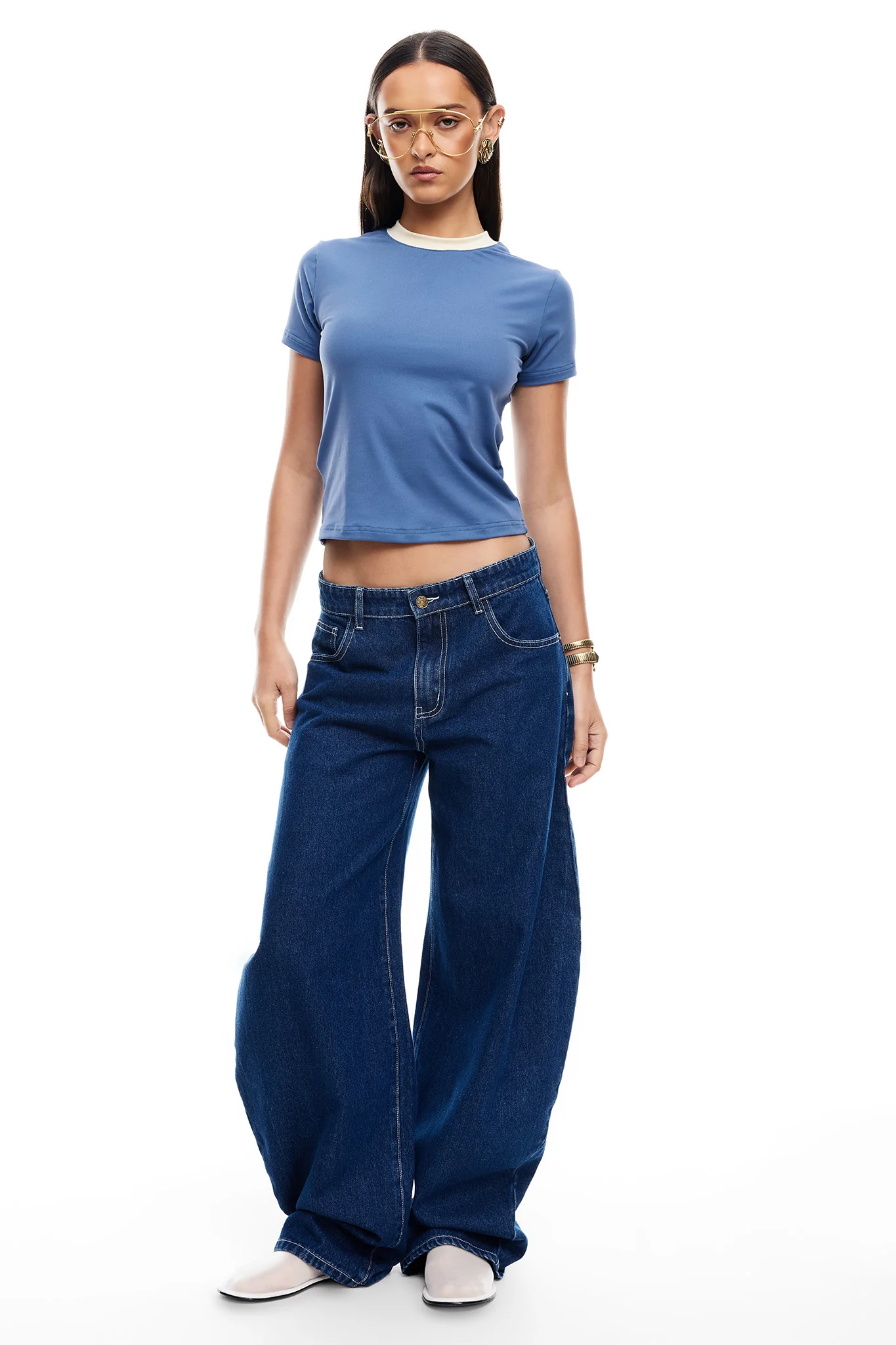 LIONESS Horseshoe Jeans Dark Denim - Image 2