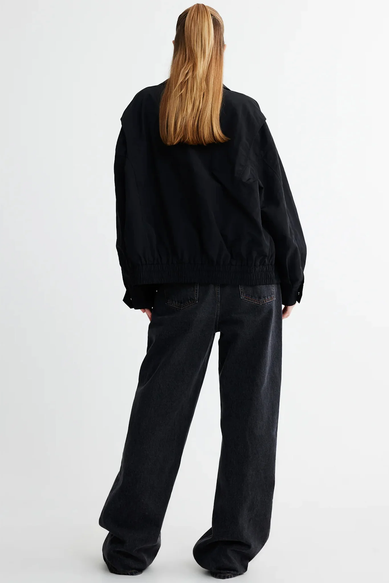 LIONESS Kenny Bomber Jacket Onyx - Image 2