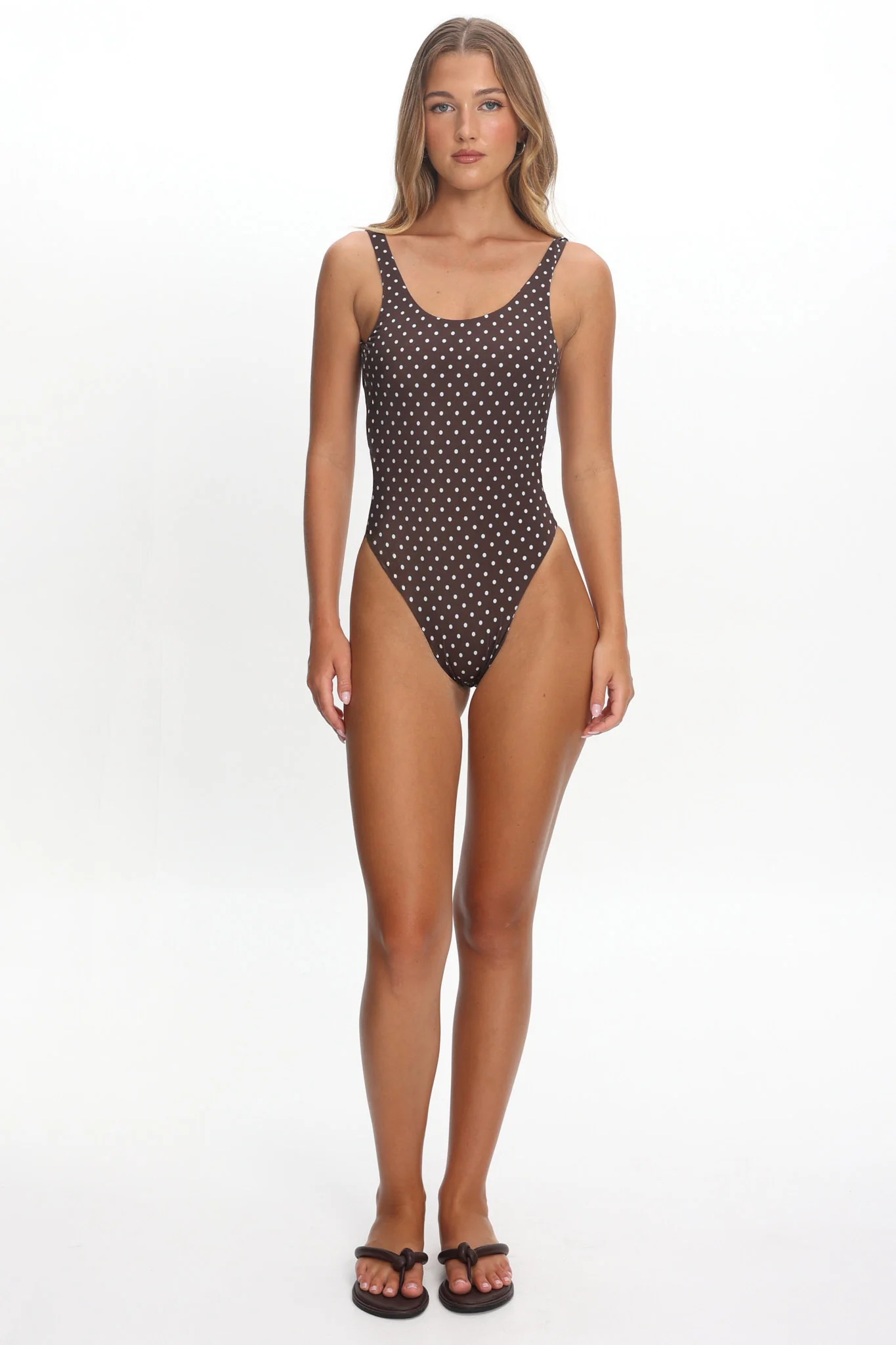 LIONESS Kenny One Piece Chocolate Blue Polka - Image 2