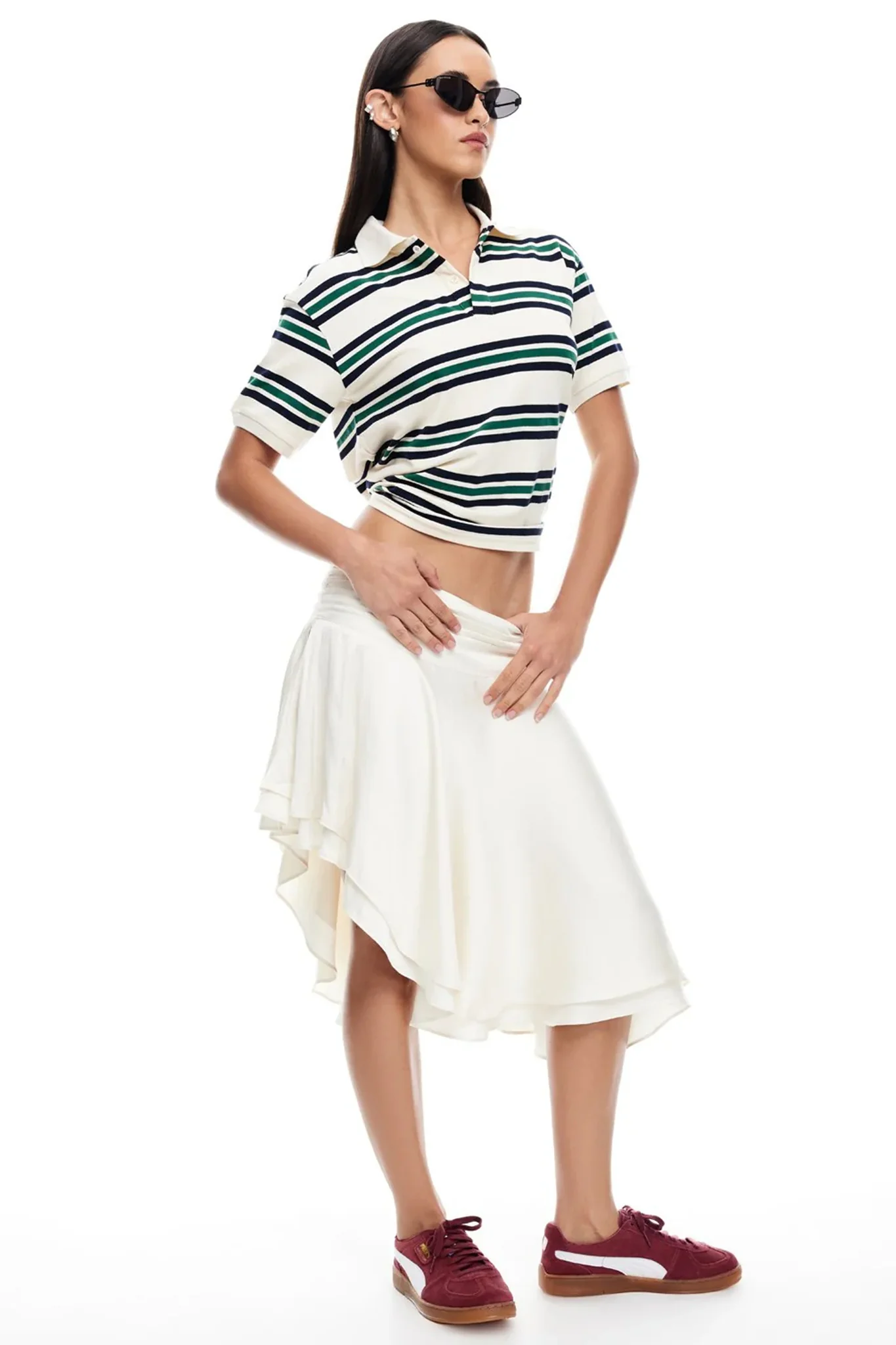 LIONESS Leisure Polo Ivory Moss - Image 6