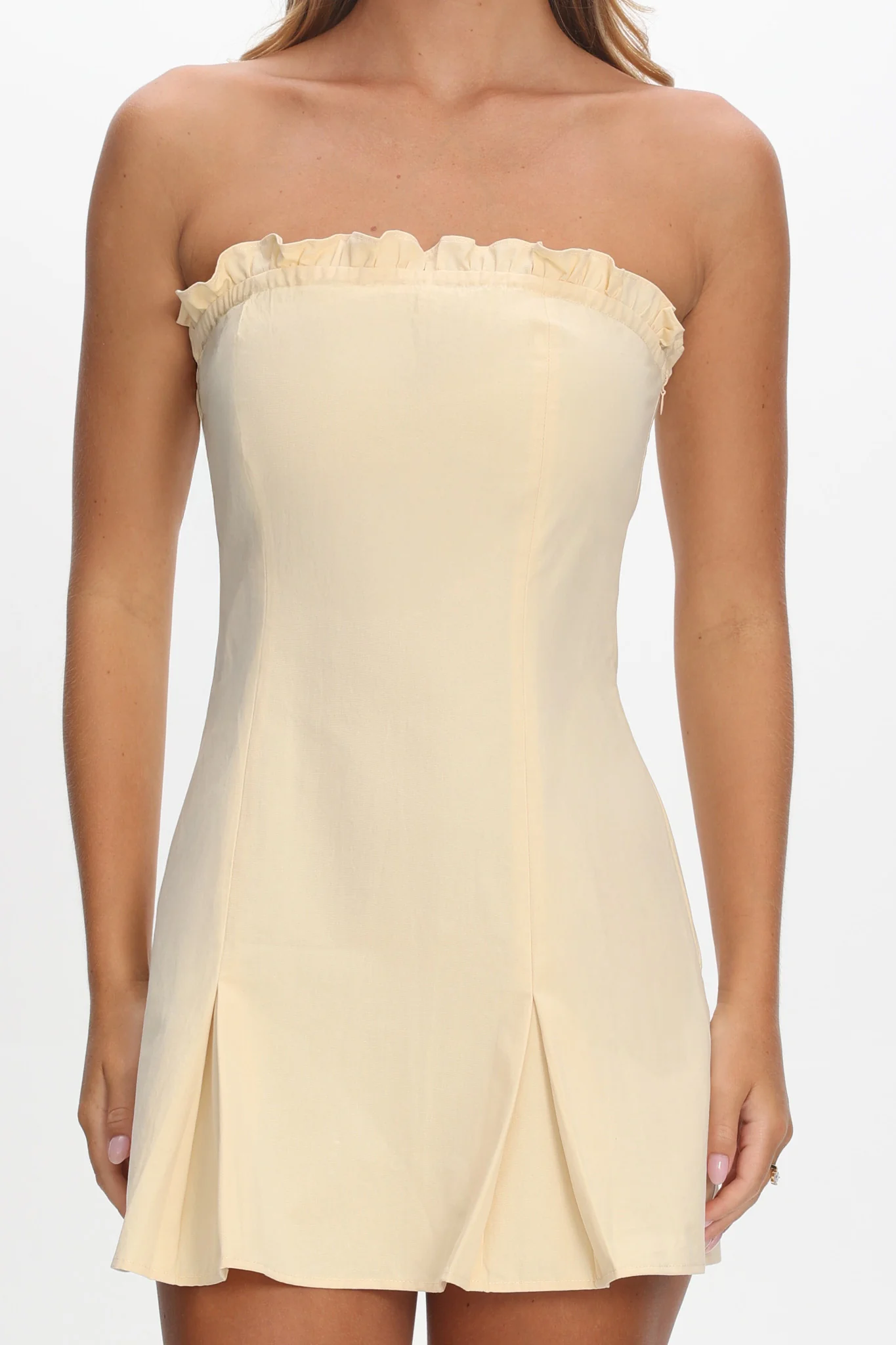 LIONESS Nautica Mini Dress Lemontini - Image 3