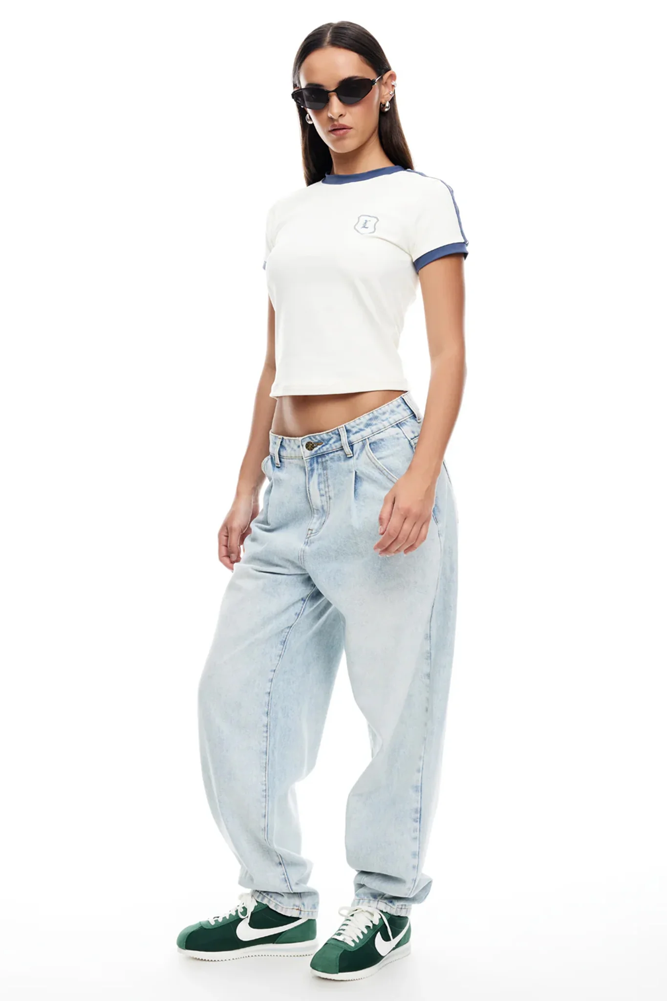 LIONESS On My Way Denim Jeans Light Denim - Image 4