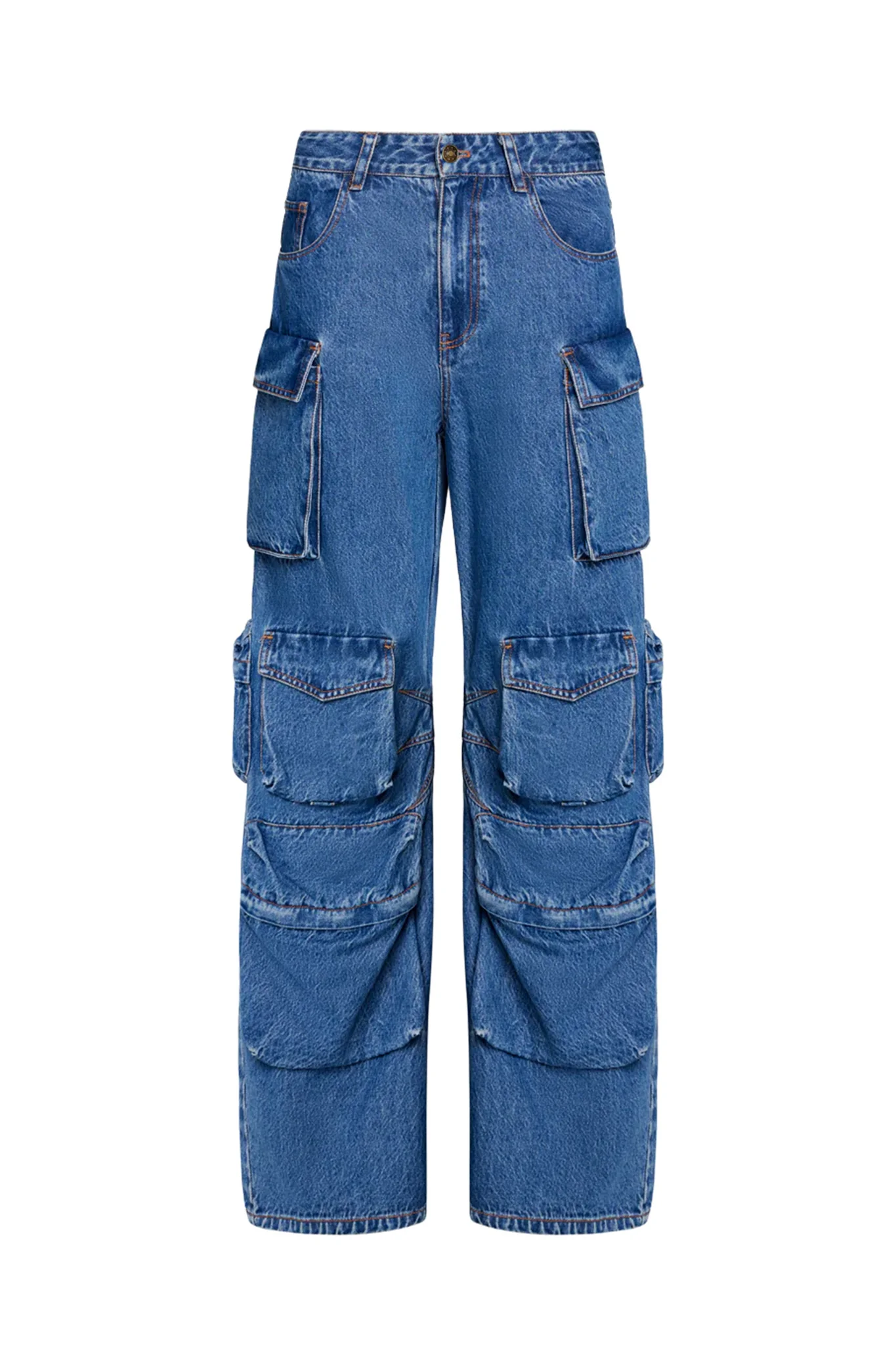 LIONESS Smokeshow Jeans Blue Denim - Image 5