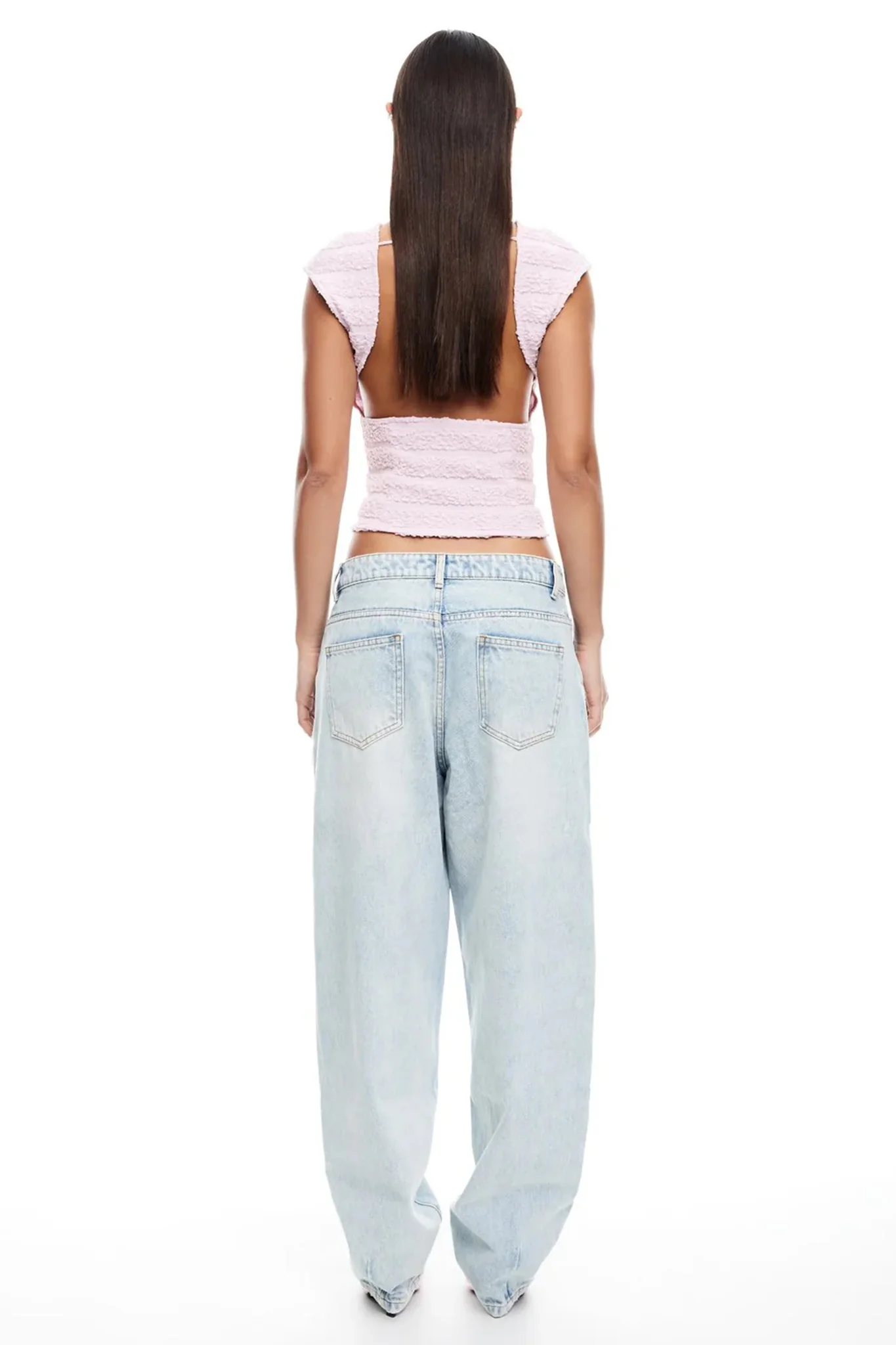 LIONESS Uno Tie Top Blush - Image 2