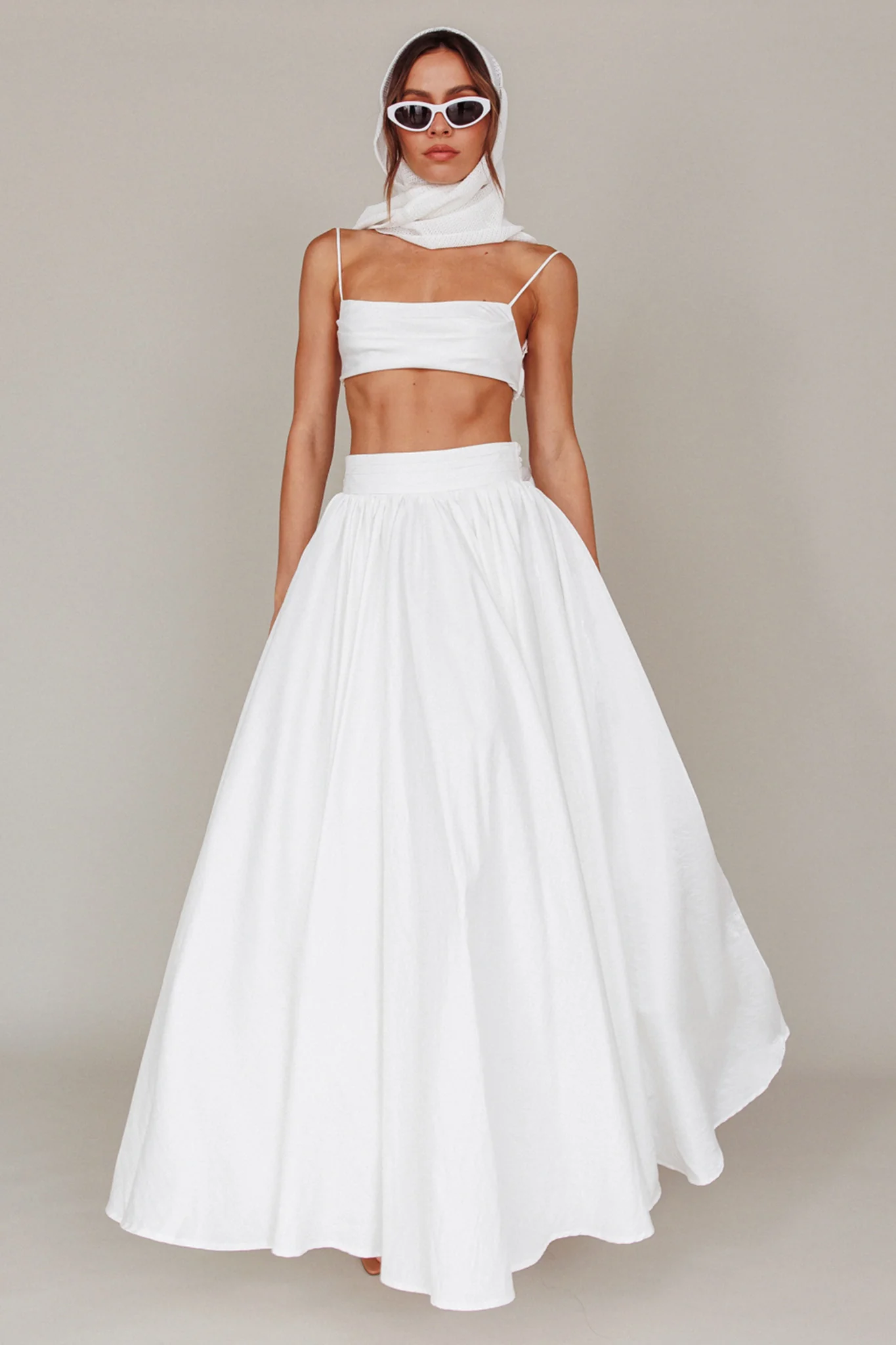 Love Songs Crop Top White - Image 4