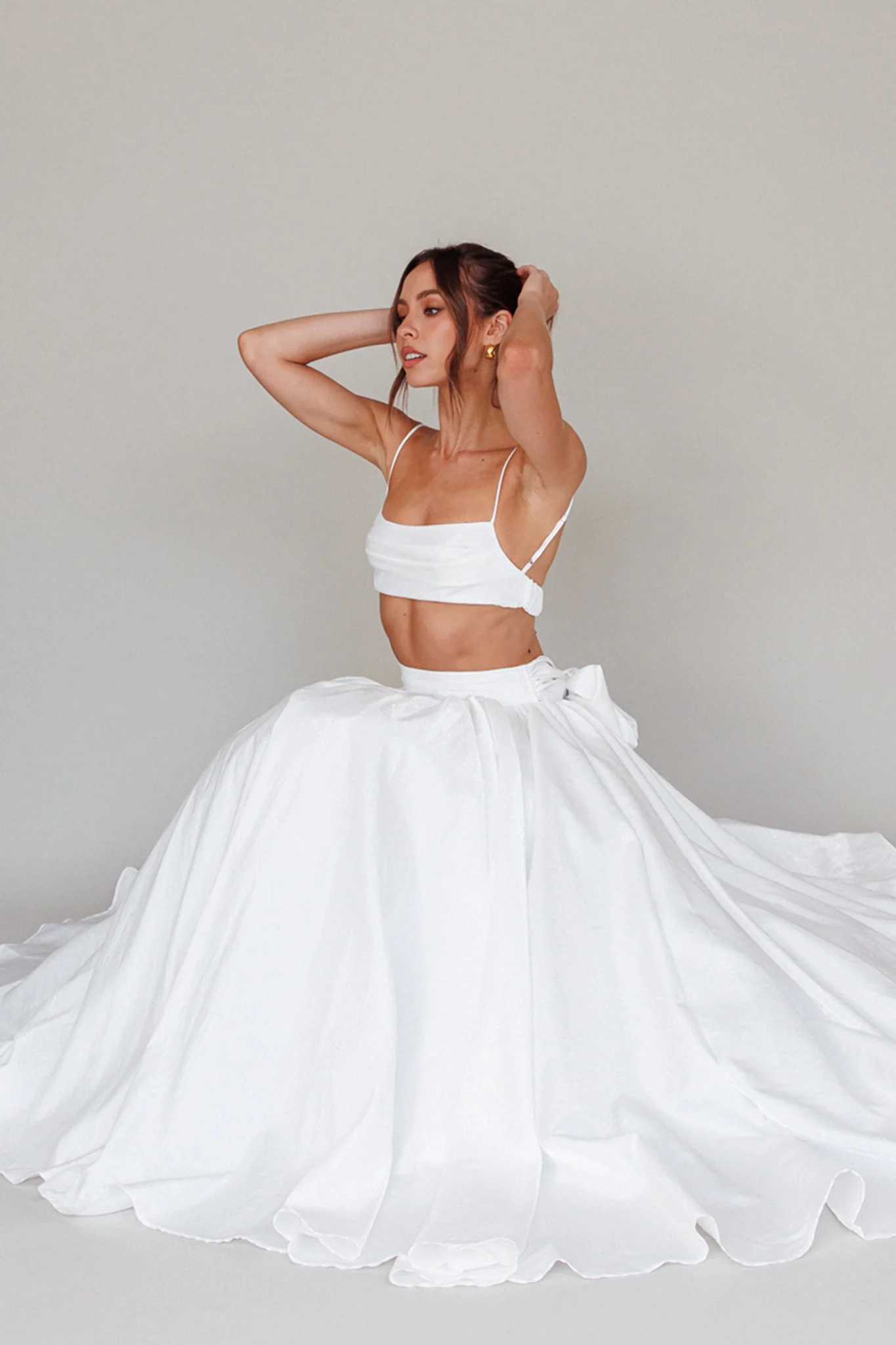 Love Songs Crop Top White - Image 8