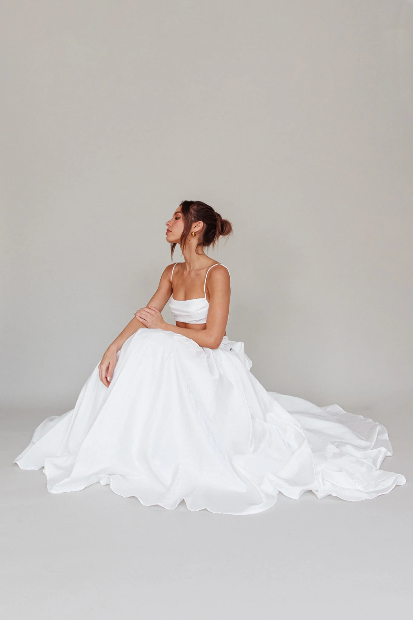Love Songs Tied Back Maxi Skirt White - Image 8