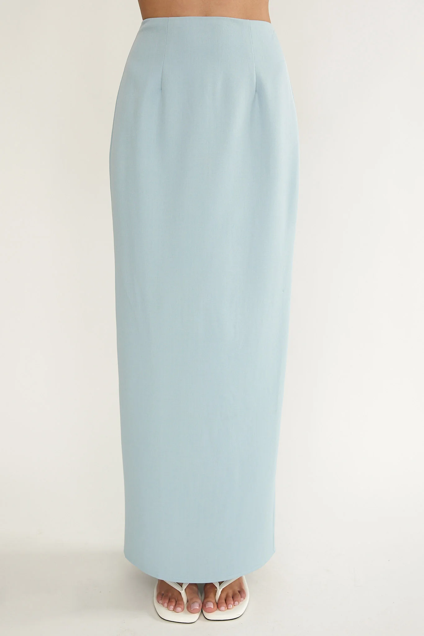 Maelie Column Maxi Skirt Blue - Image 3