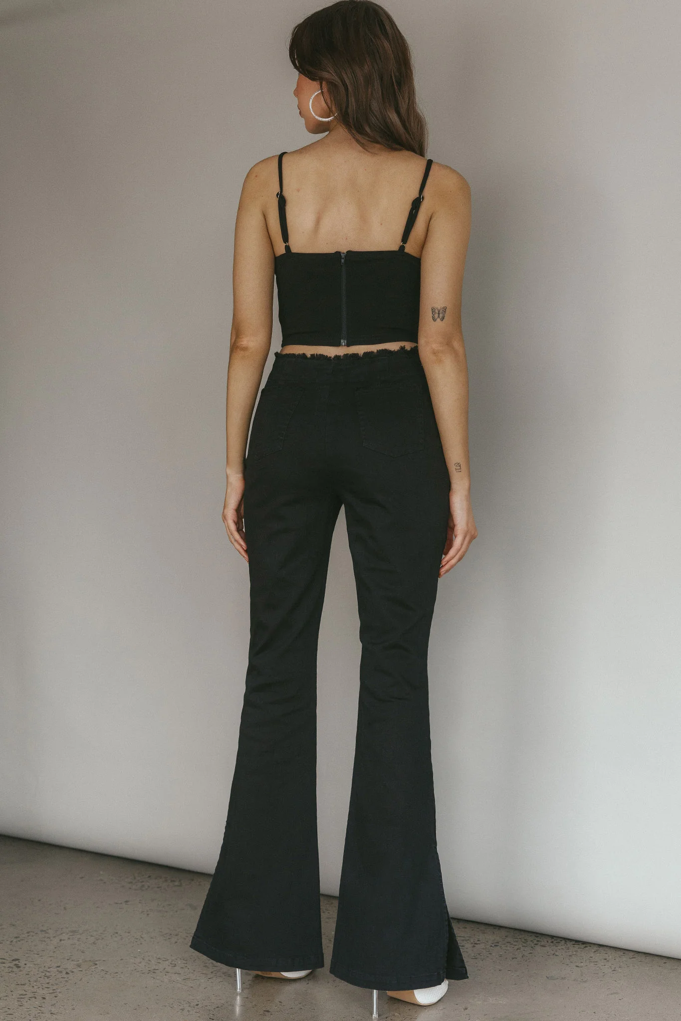 Mahla Flared Pants Black - Image 2
