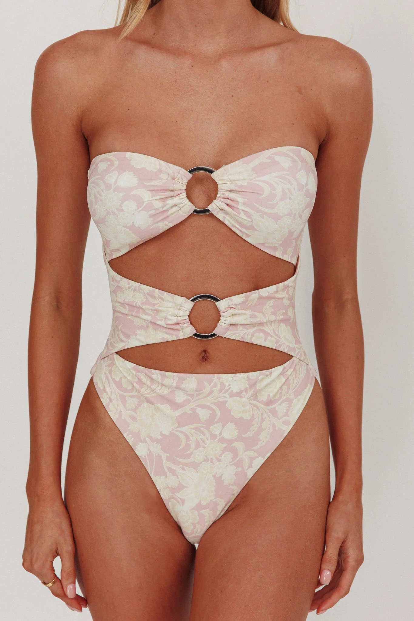 Matilda Cut-Out One Piece Swimsuit Print Mix - Image 2