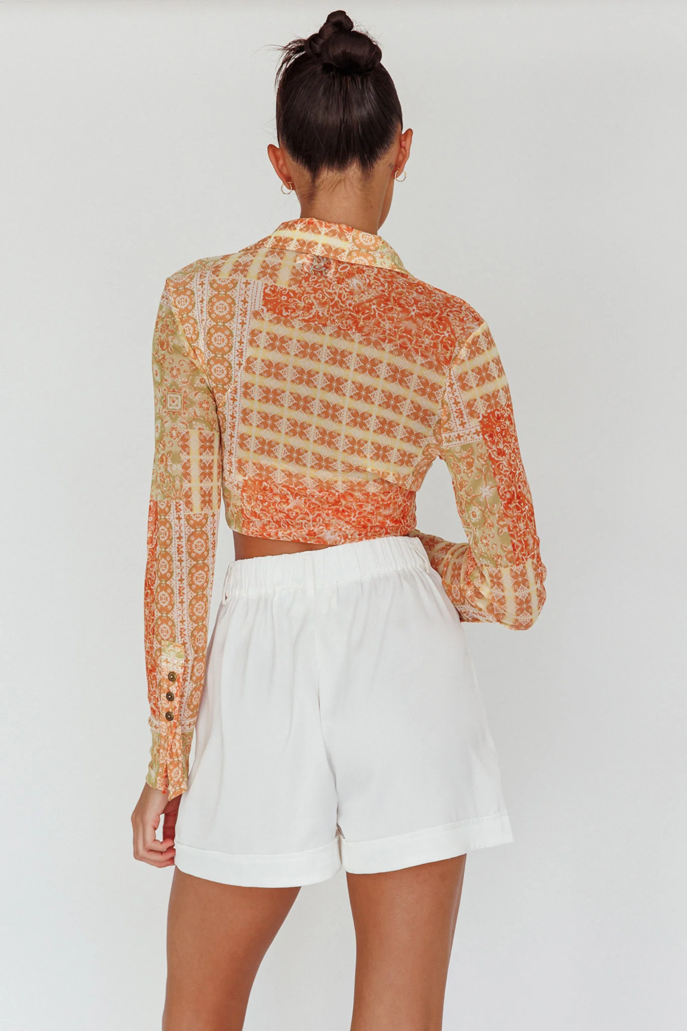 Maxeen Side Pocket Shorts White - Image 2