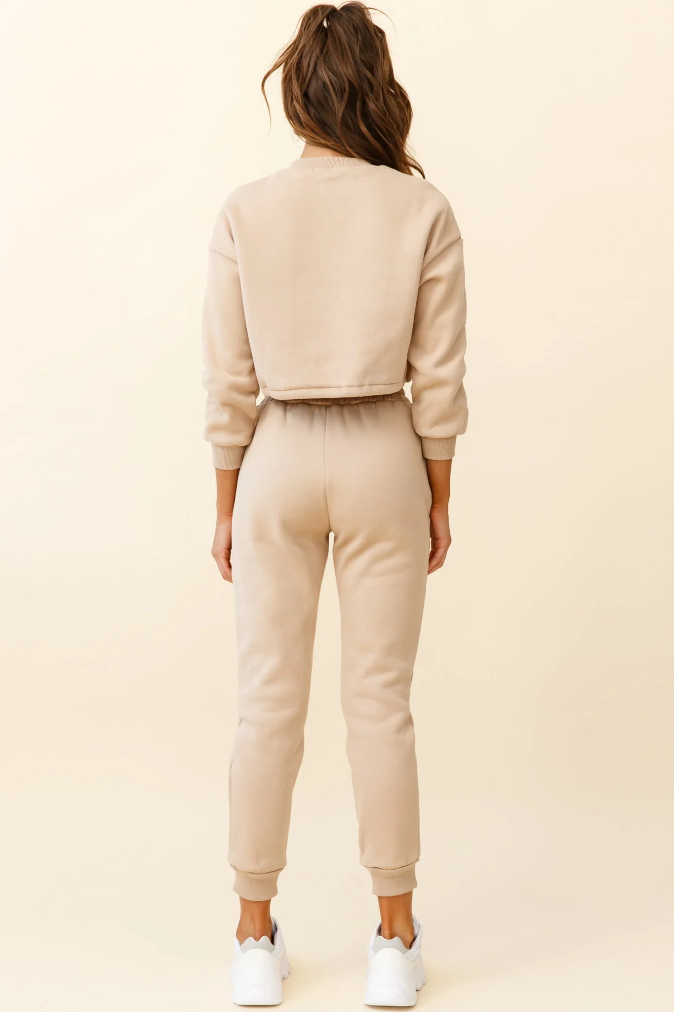 Monterey Elasticated Waist Jogger Pants Tan - Image 3