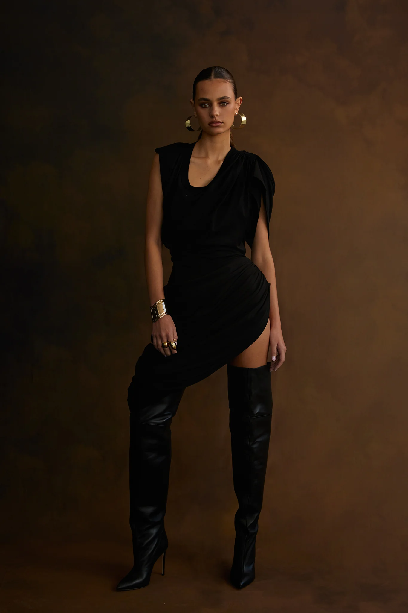 NOAH Extra Earring Gold - Image 6