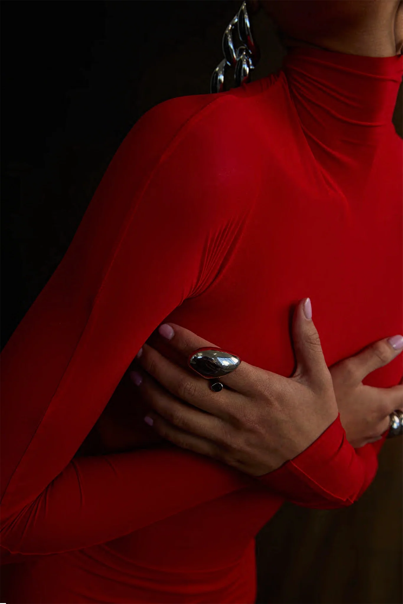 NOAH Knuckle Ring Silver - Image 2