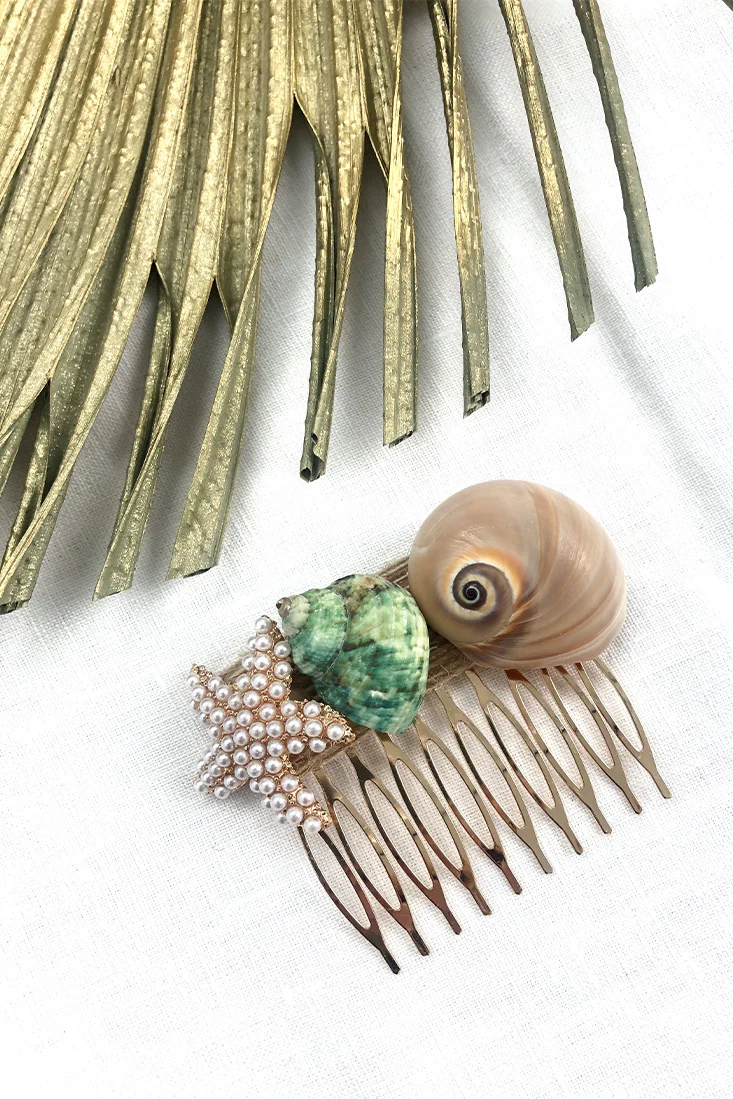 Oceania Shell Hair Comb - Image 2