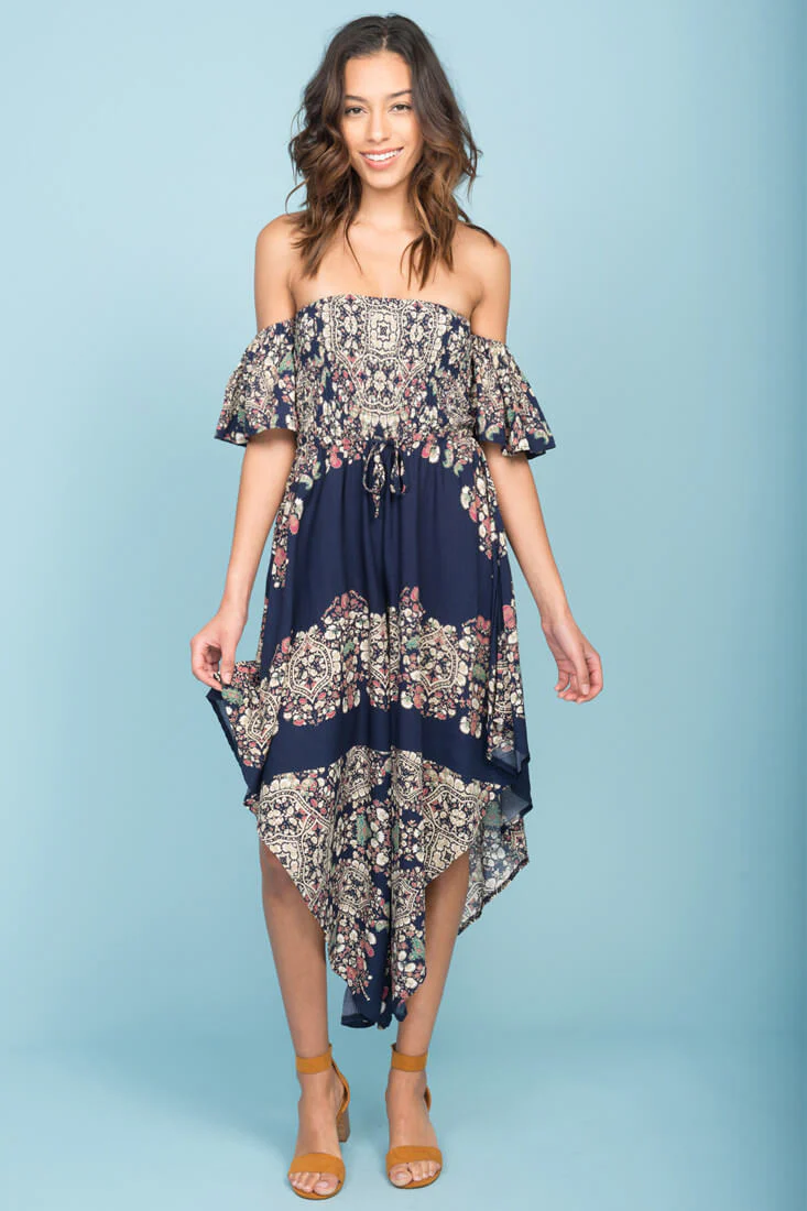 Ophelia Casual Jumpsuit Navy - Image 4