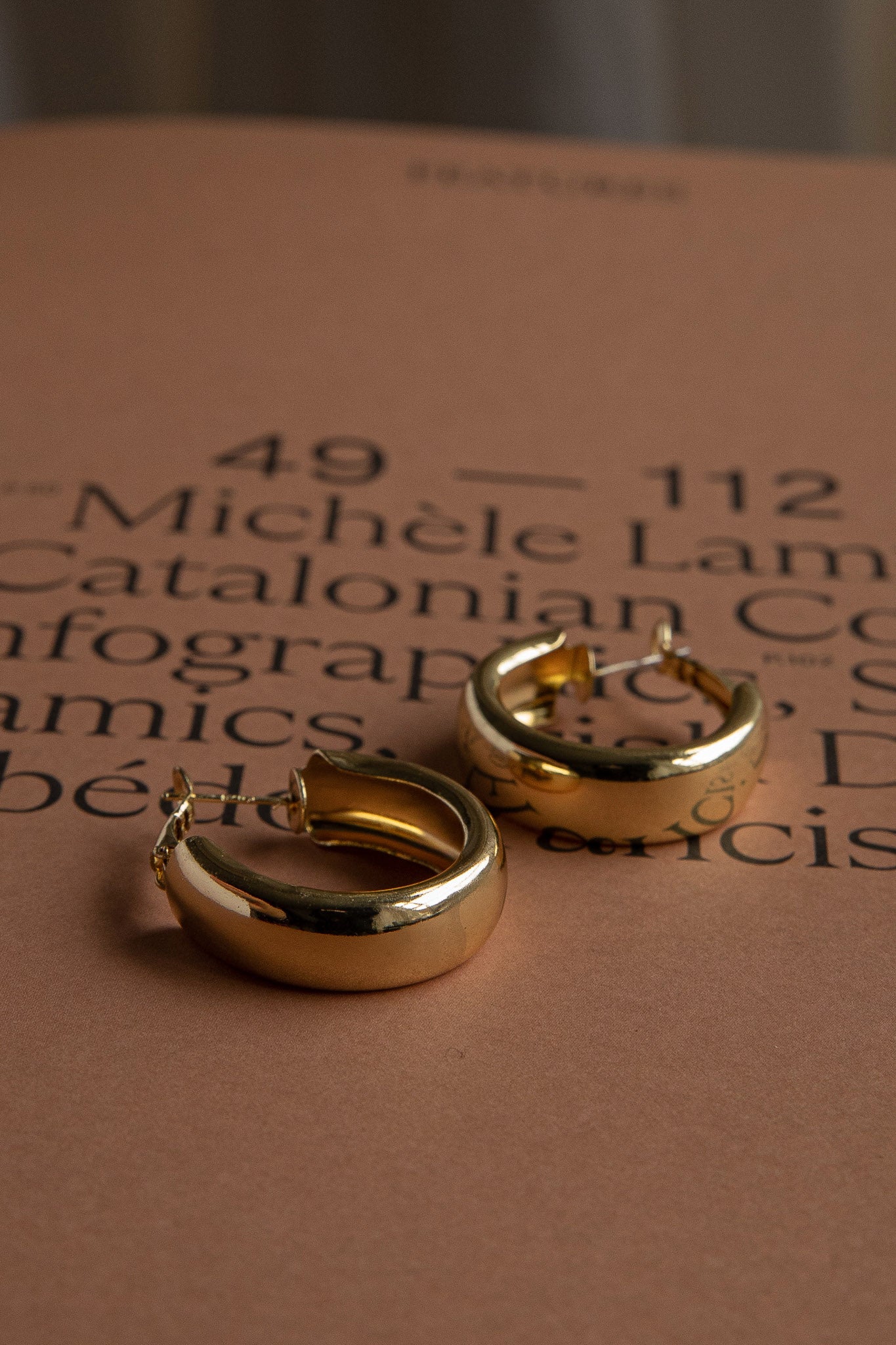 Osiris Hoop Earrings Gold - Image 5