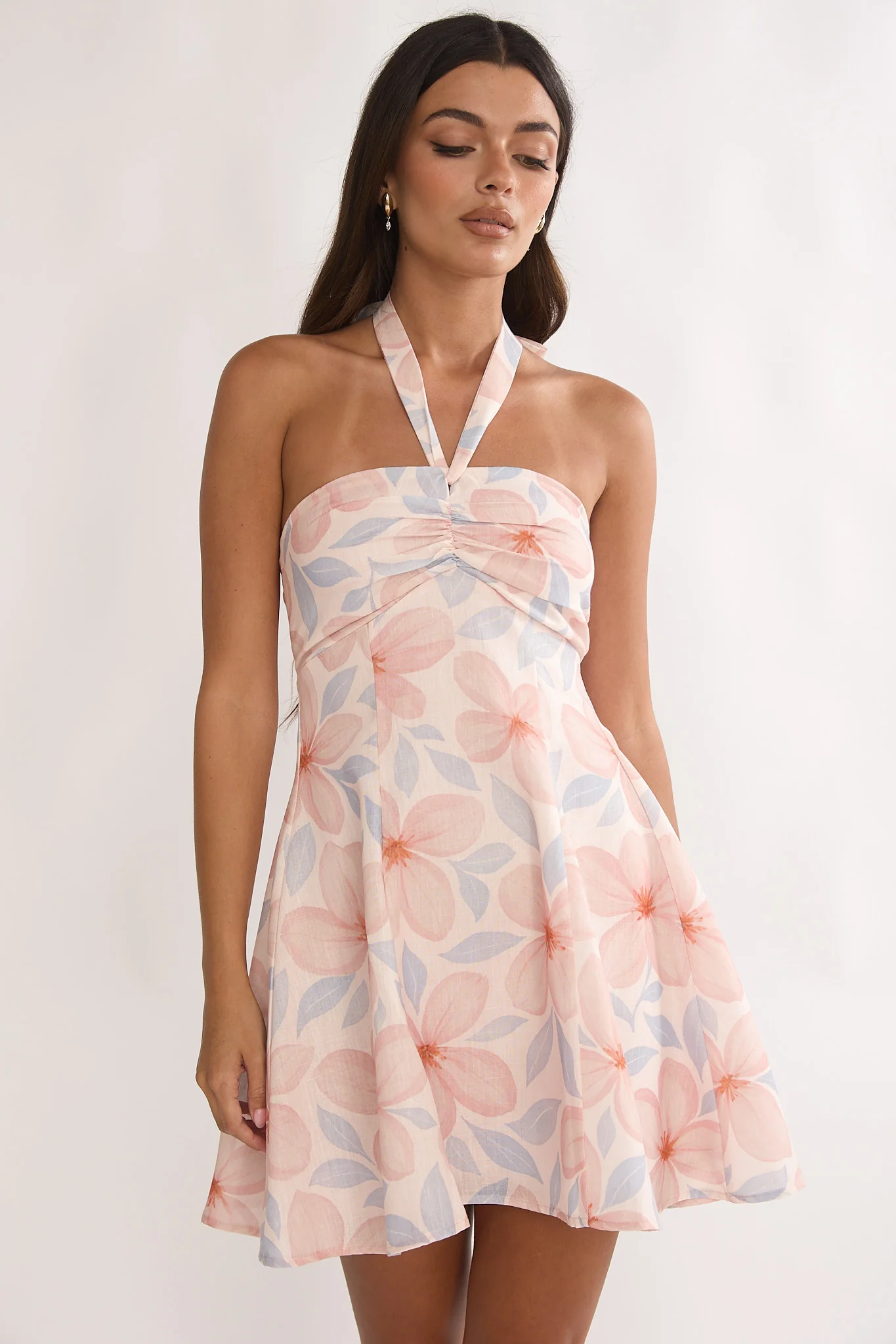 Paulette Halterneck Sun Dress Floral - Image 5