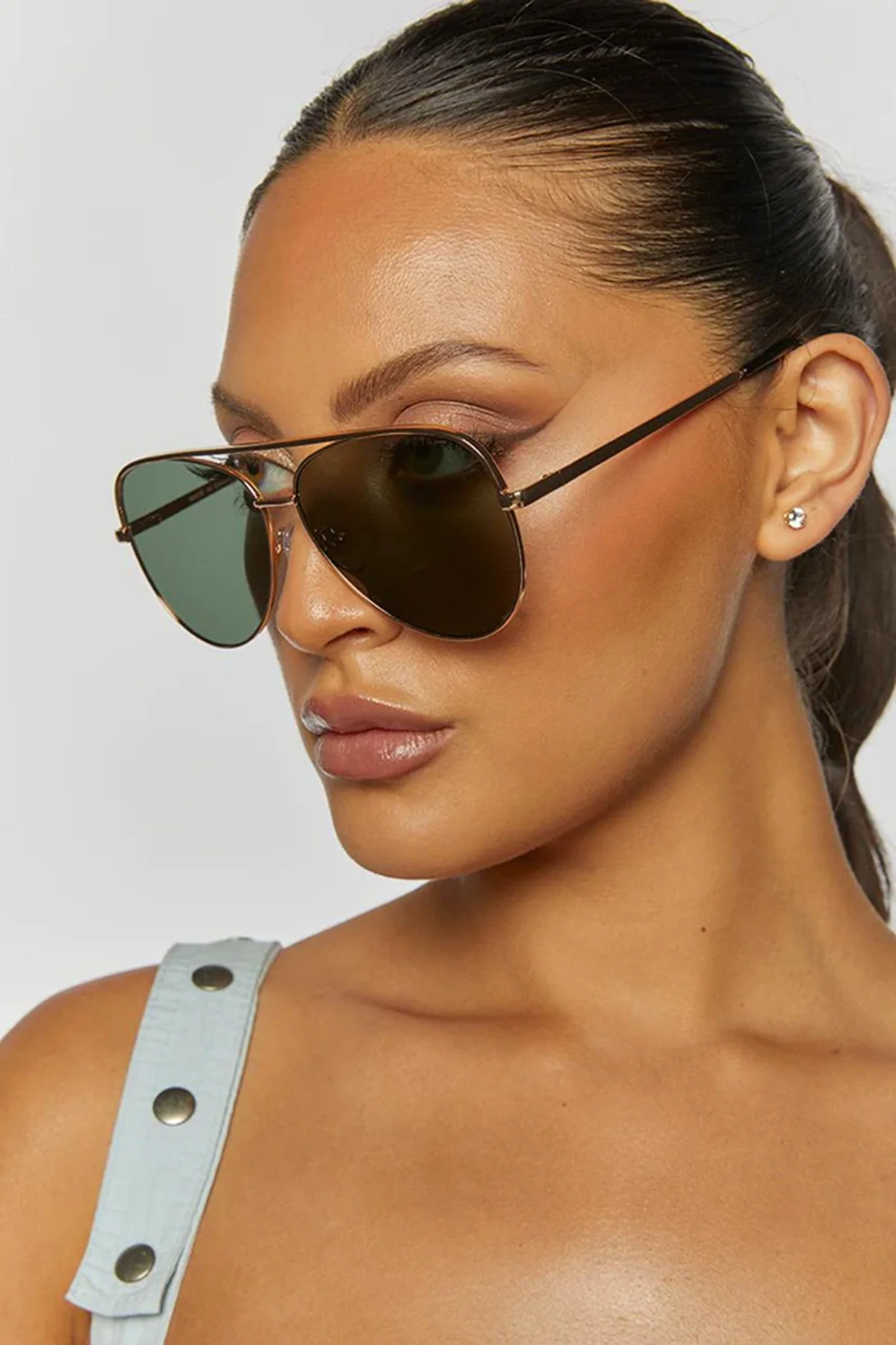 Peta And Jain Franki Sunglasses Gold - Image 5