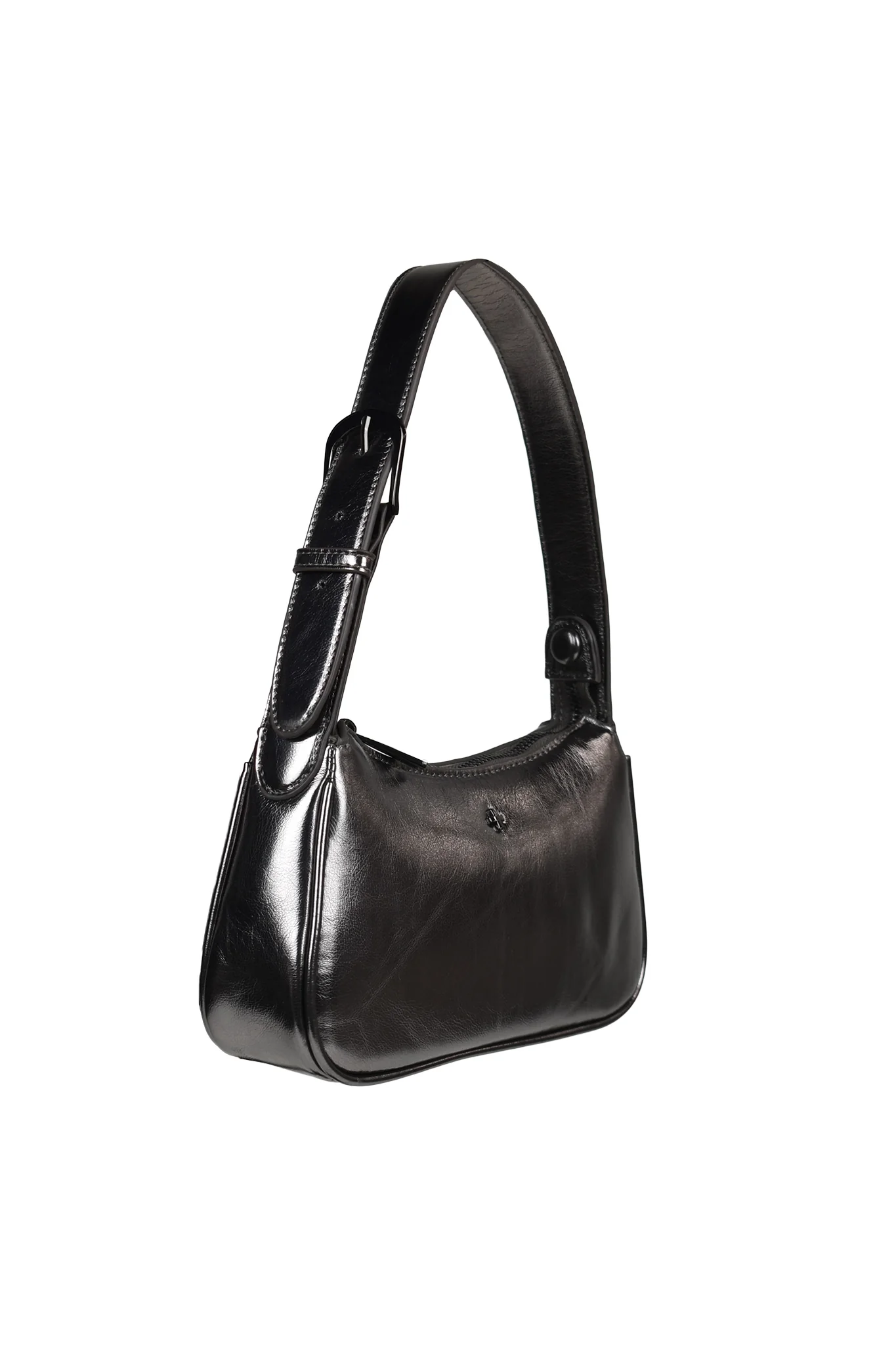 PETA + JAIN Gabi Shoulder Bag Metallic Gunmetal - Image 2