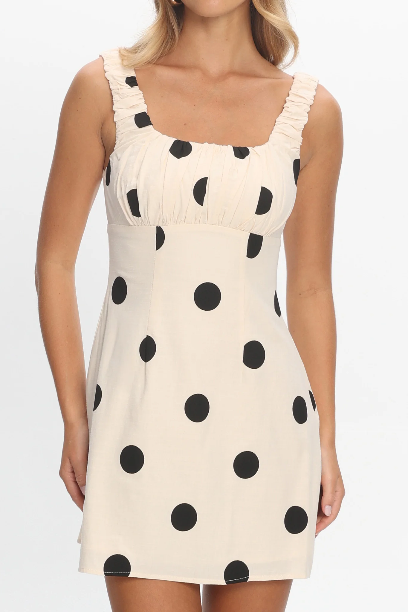 Petronella Mini Dress Polka Dot - Image 4
