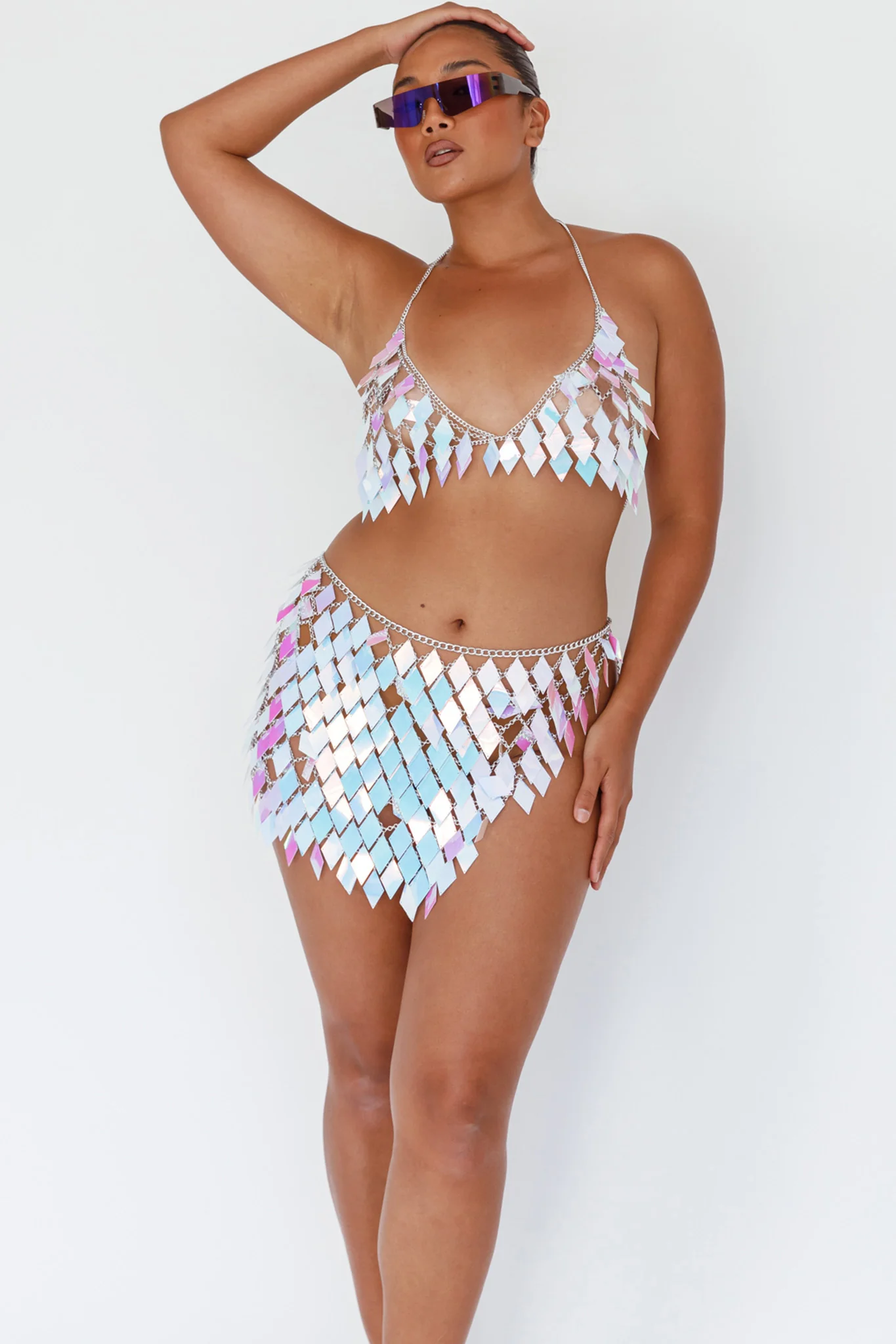 River Festival Shiny Sequins Top (Top Only) - Image 6
