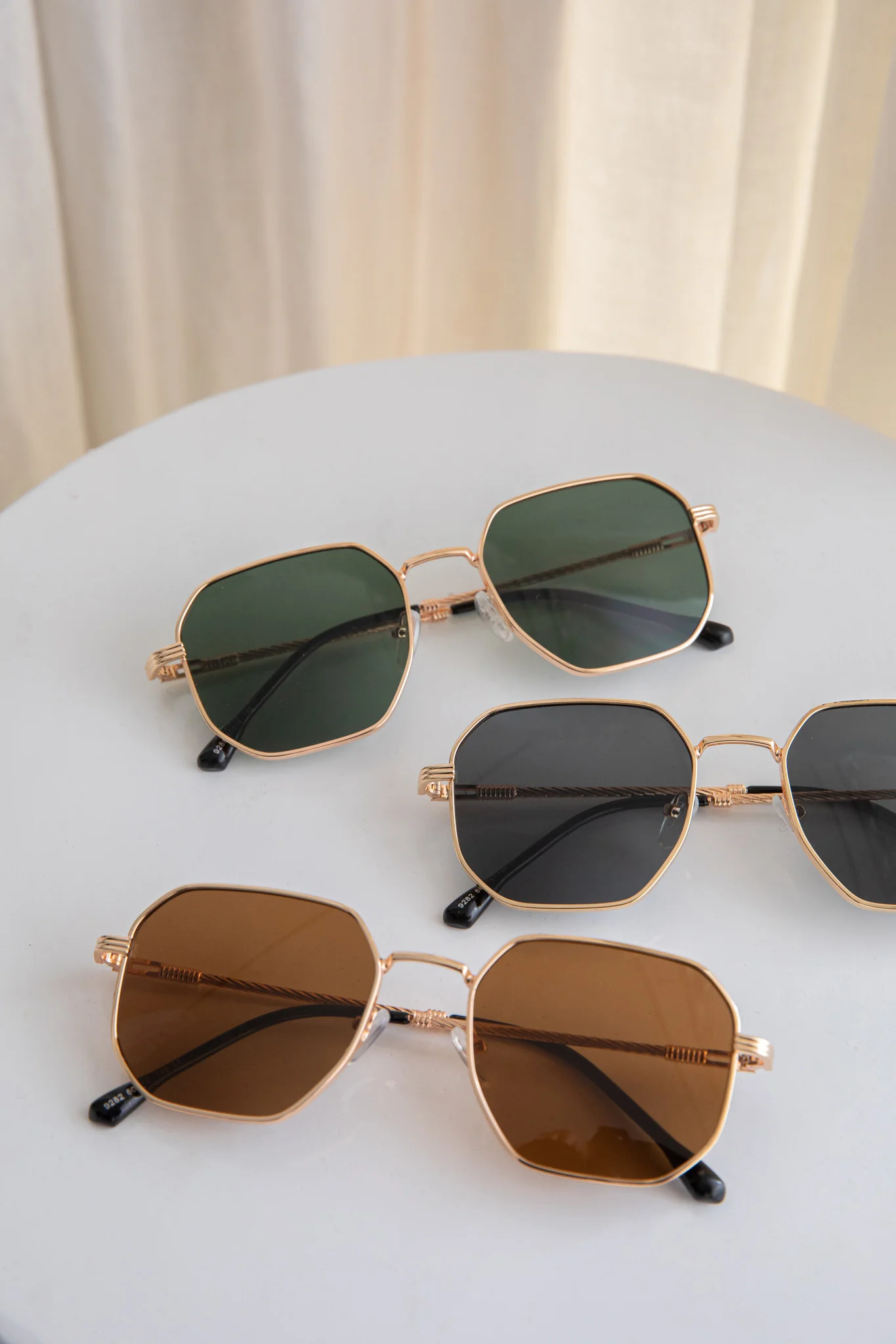 Sahara Aviator Sunglasses Black - Image 4