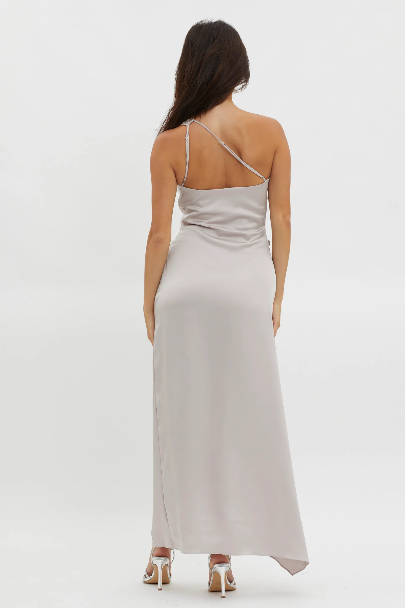 Salut One-Shoulder Midi Dress Prosecco - Image 2