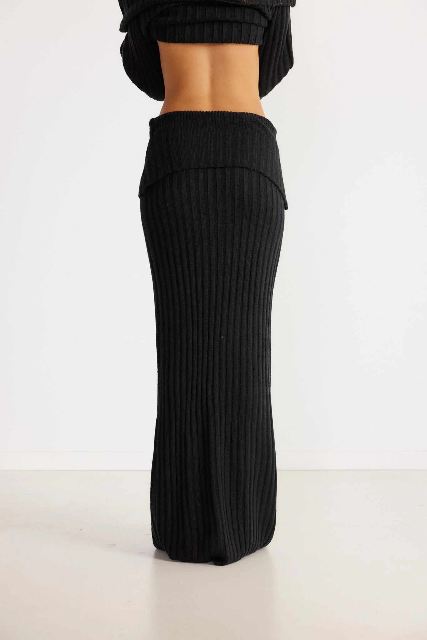 SNDYS Brooks Maxi Skirt Black - Image 2
