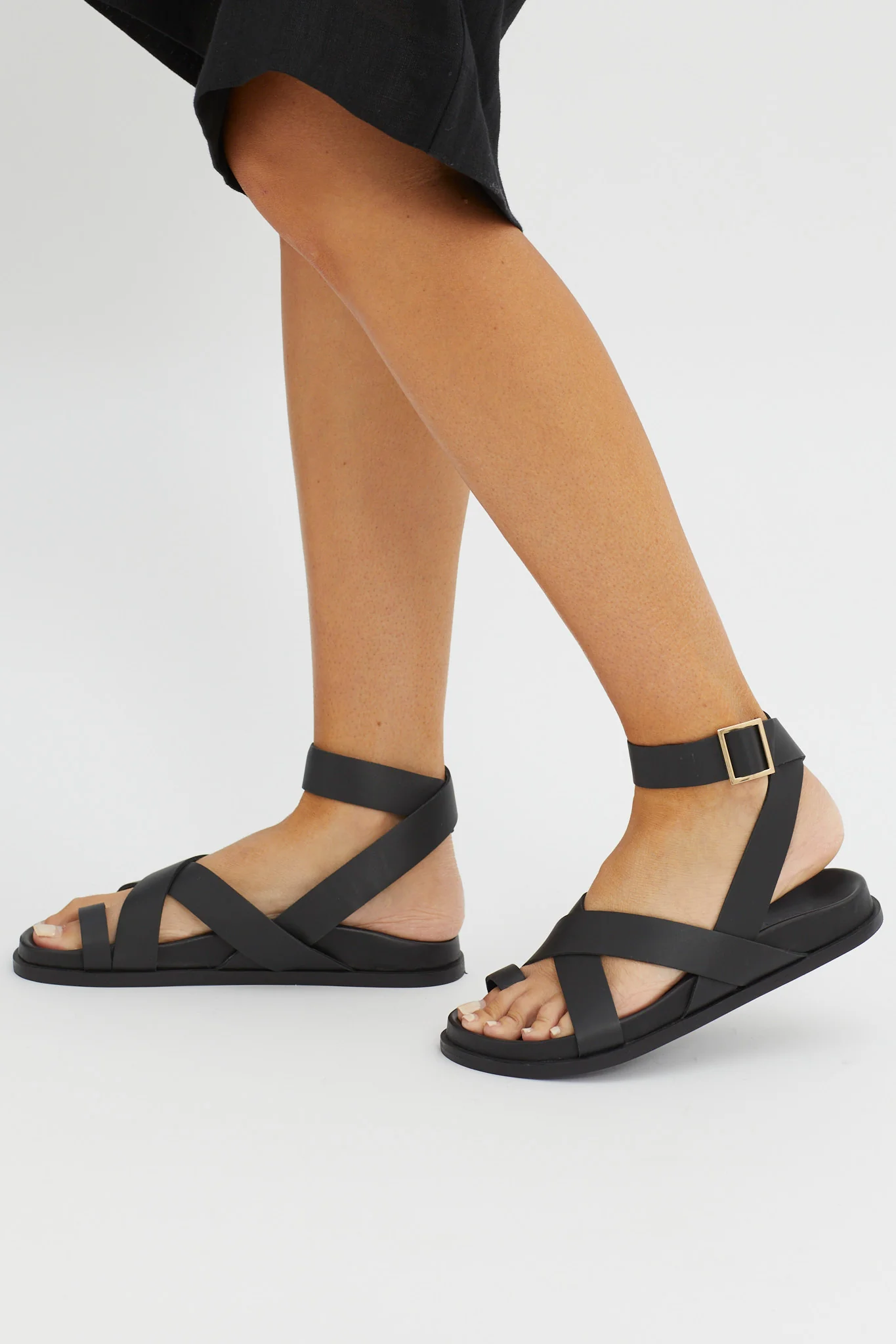 SOL SANA Hitch Footbed Black - Image 3