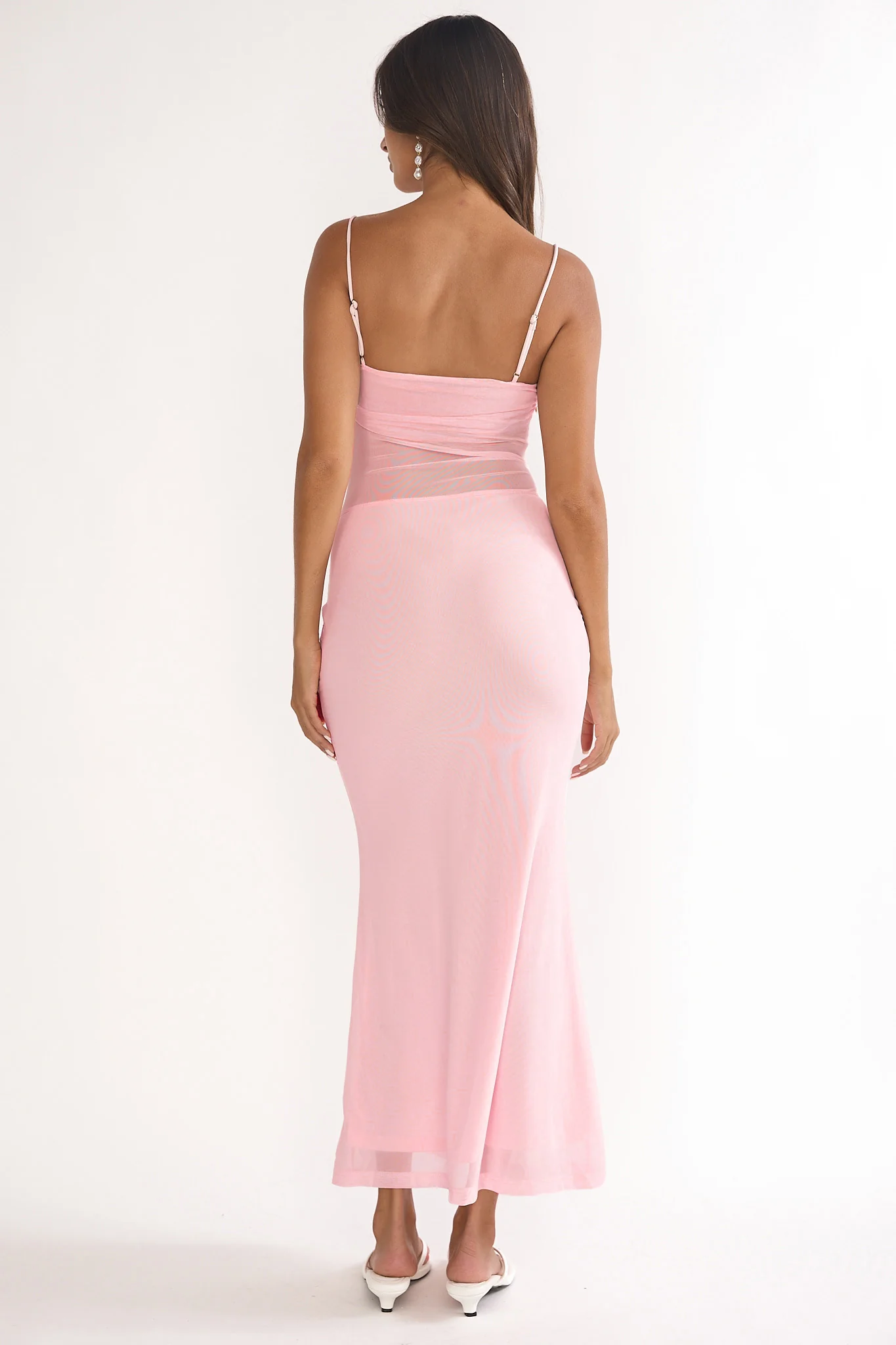 Stara Knot Accent Maxi Dress Blush - Image 2