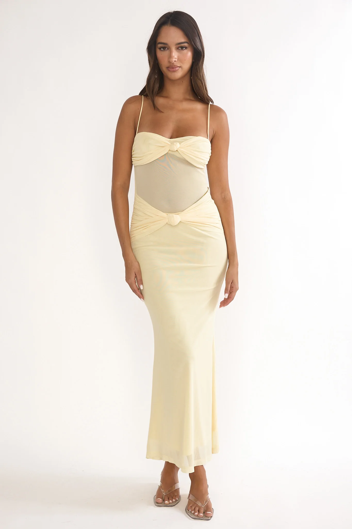 Stara Knot Accent Maxi Dress Butter - Image 5