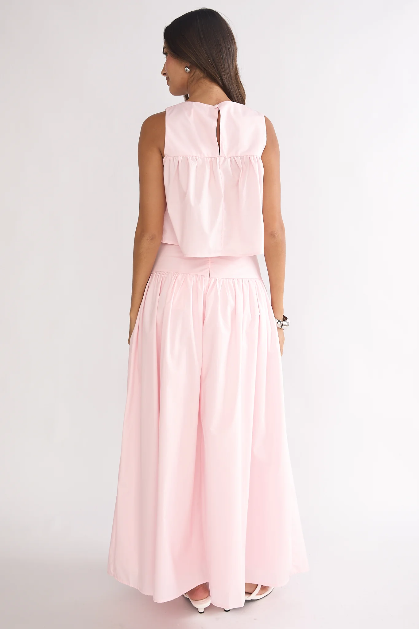 Starlina Wide Waistband Maxi Skirt Rosewater - Image 2