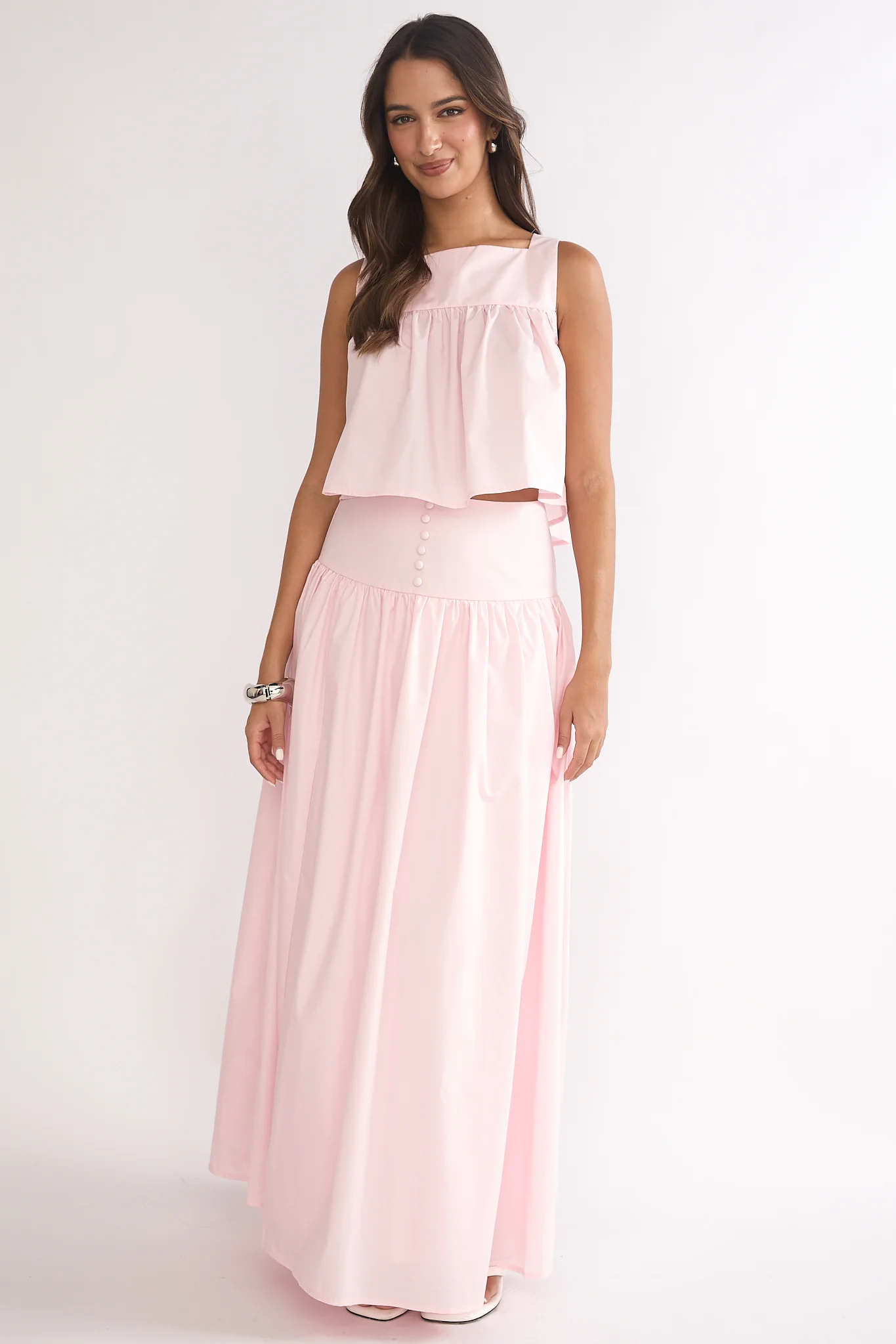 Starlina Wide Waistband Maxi Skirt Rosewater - Image 4