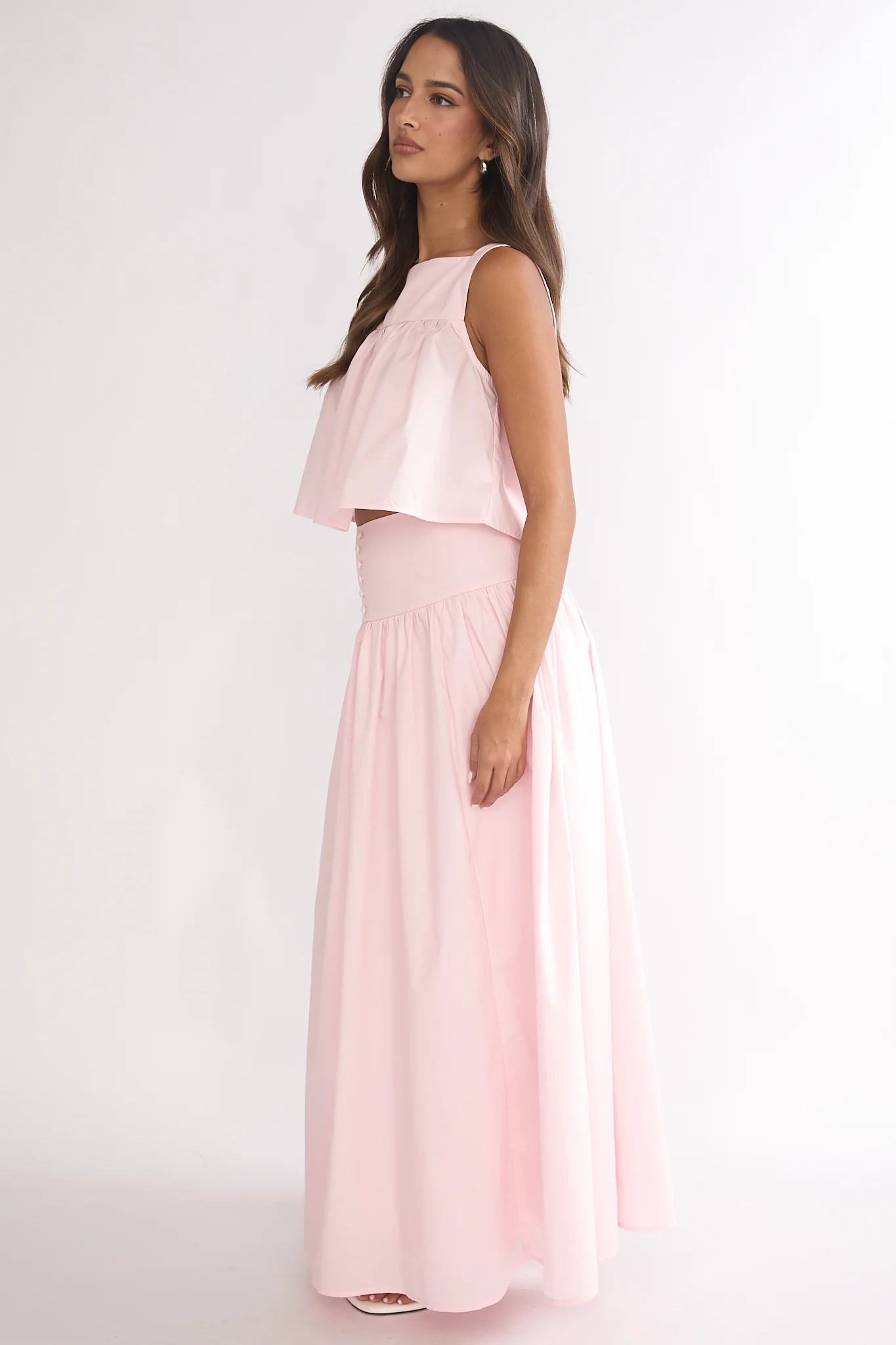 Starlina Wide Waistband Maxi Skirt Rosewater - Image 6