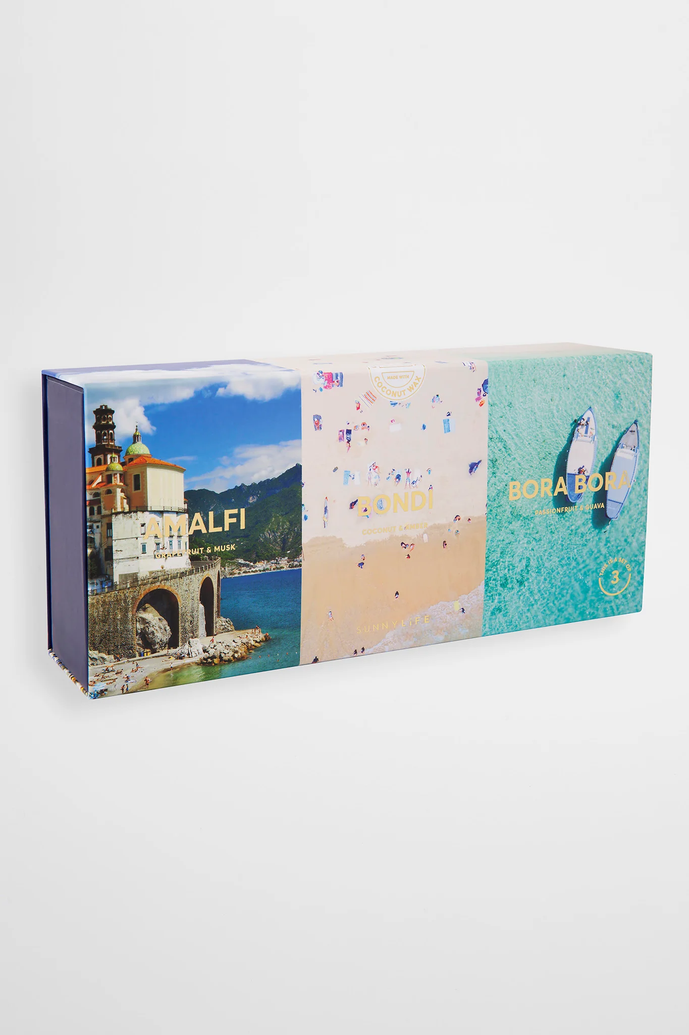 SUNNYLiFE Scented Candle Pack Amalfi Bondi Bora Bora - Image 2