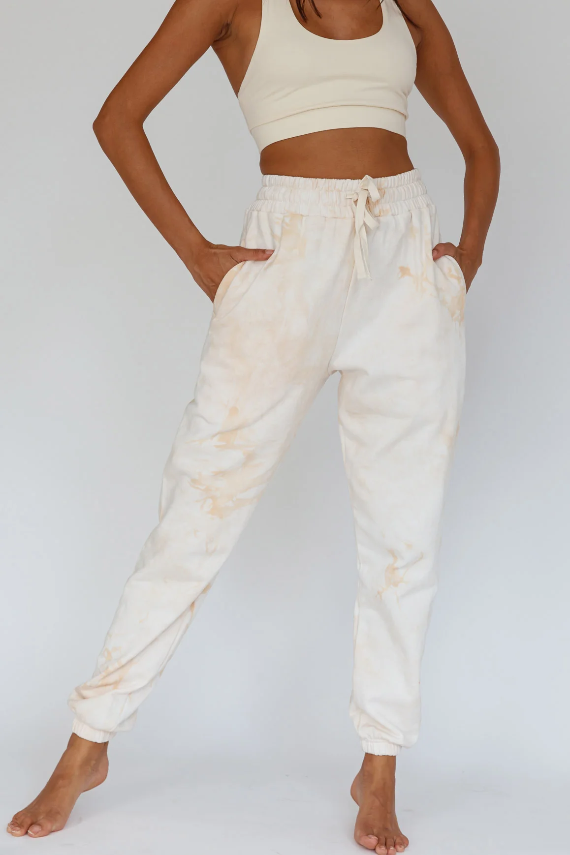 Take It Easy Jogger Track Pants Sand - Image 4