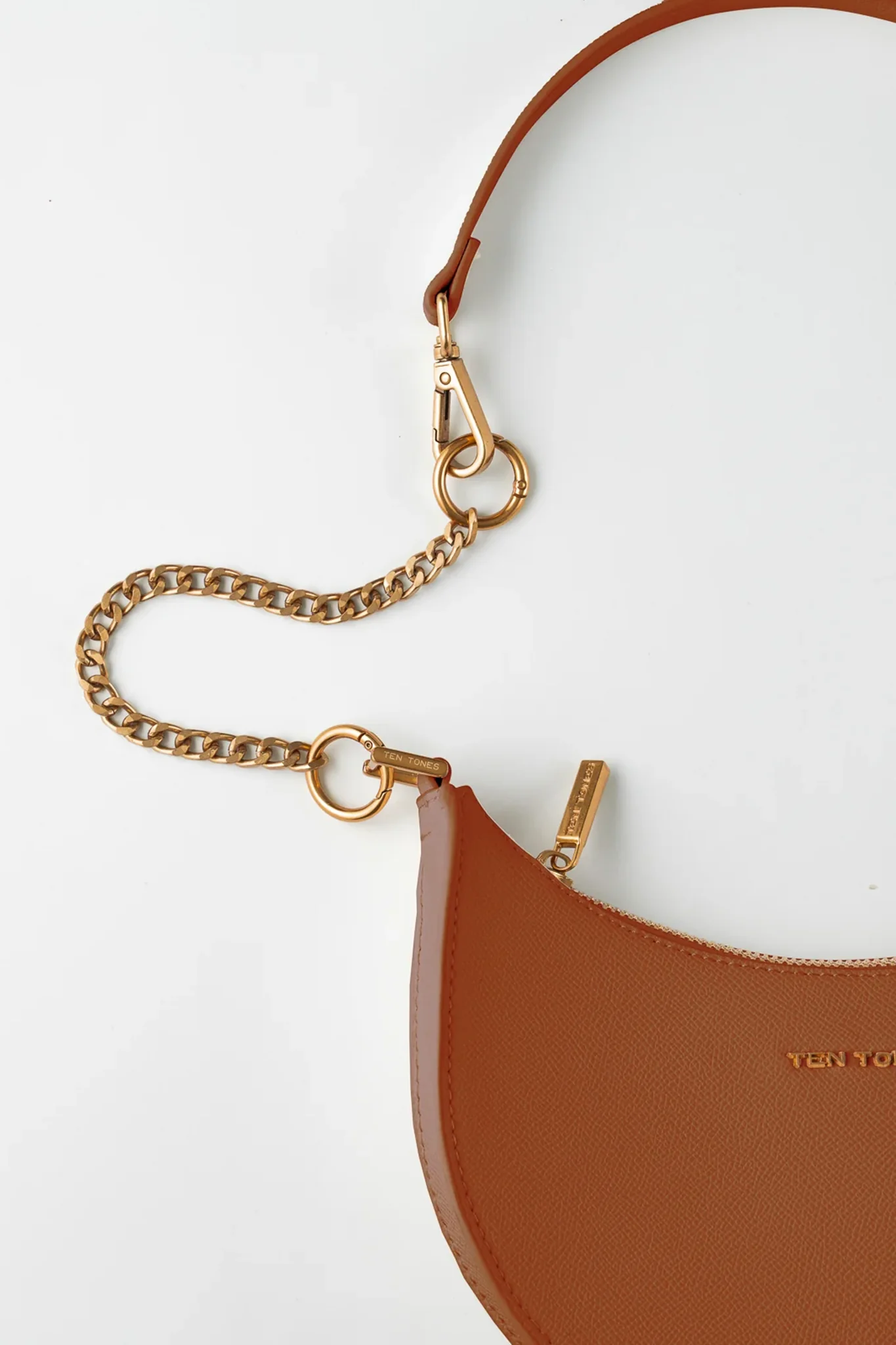 TEN TONES Grayson Moon Bag Orange - Image 2