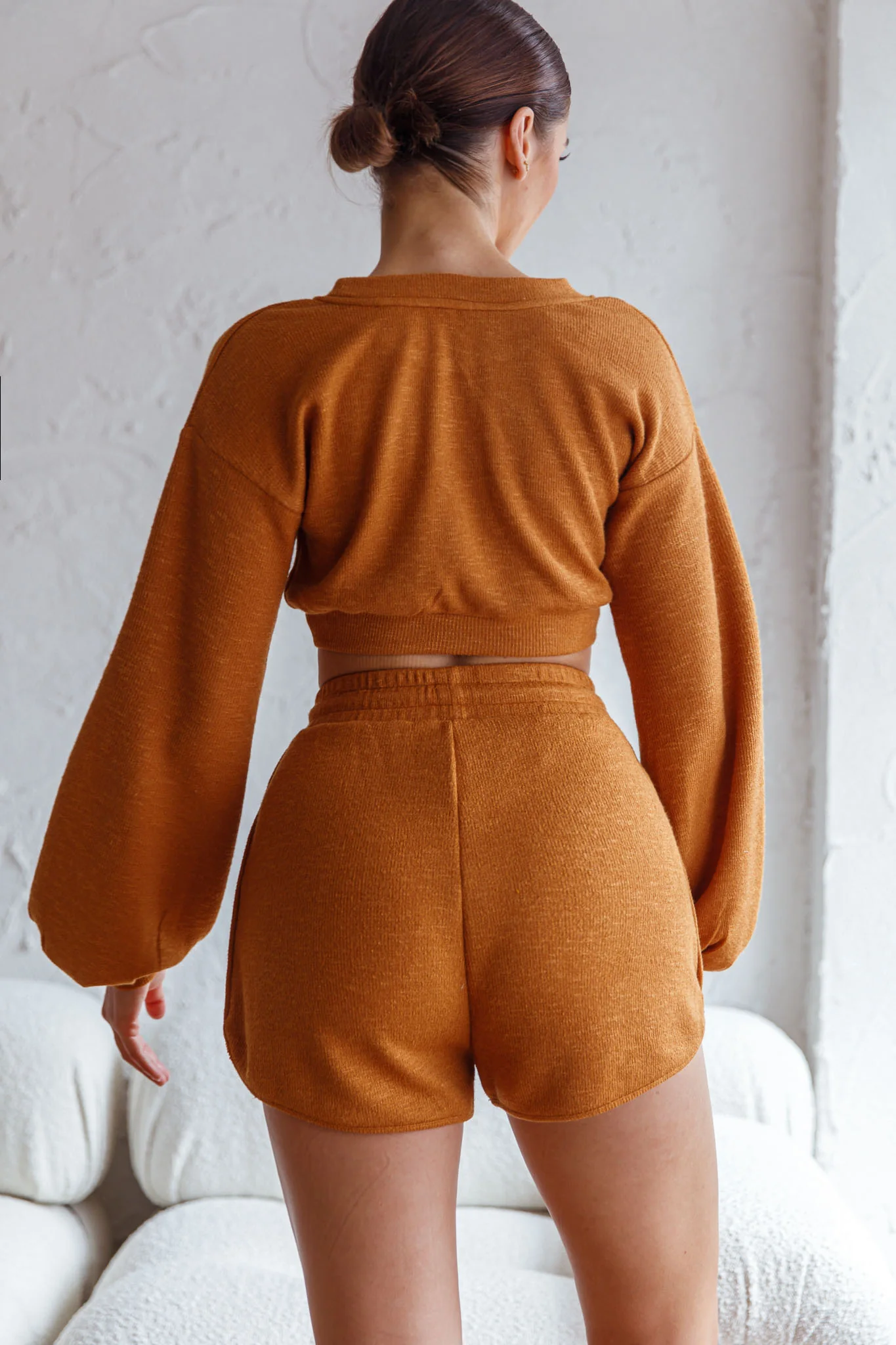 TGIF Crop Sweater Mustard - Image 6