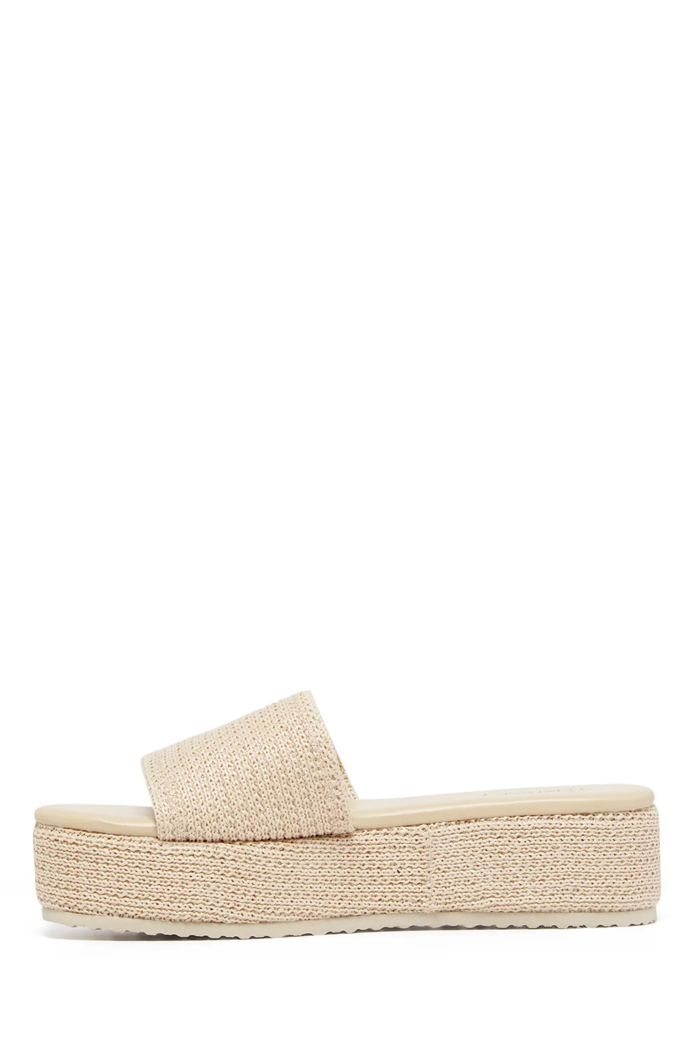 THERAPY Avery Flatform Sandal Raffia Natural - Image 3