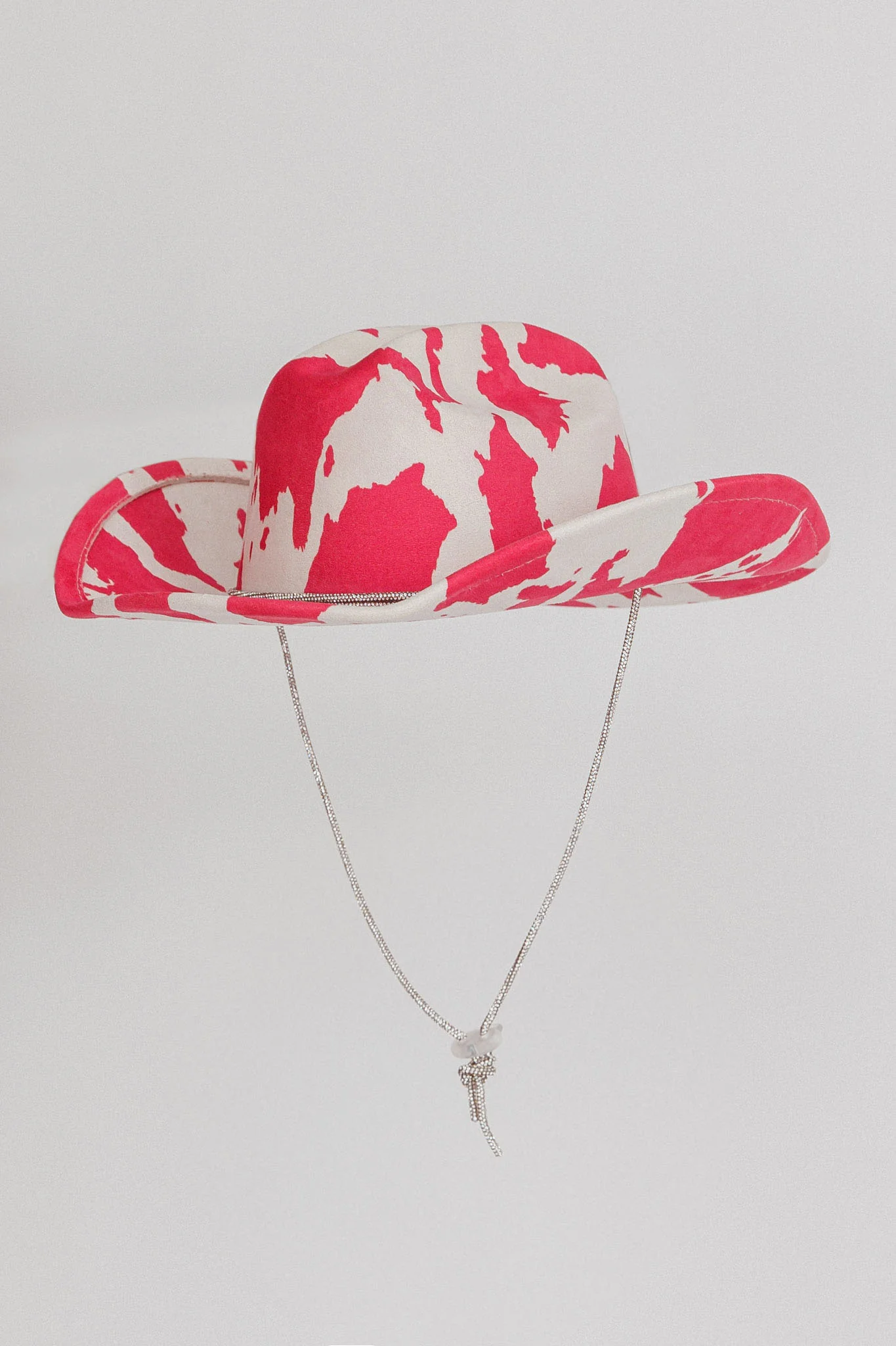 Tucson Cowboy Hat Cow Print Pink - Image 3