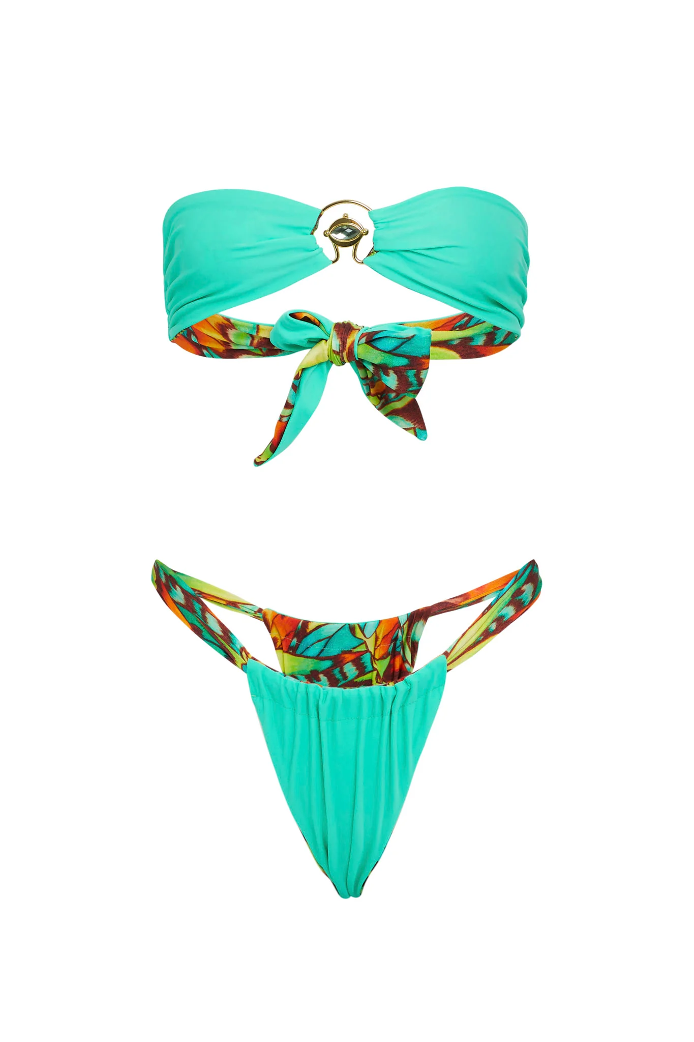 VDM The Label Bailey Butterfly Reversible Bandeau - Image 3