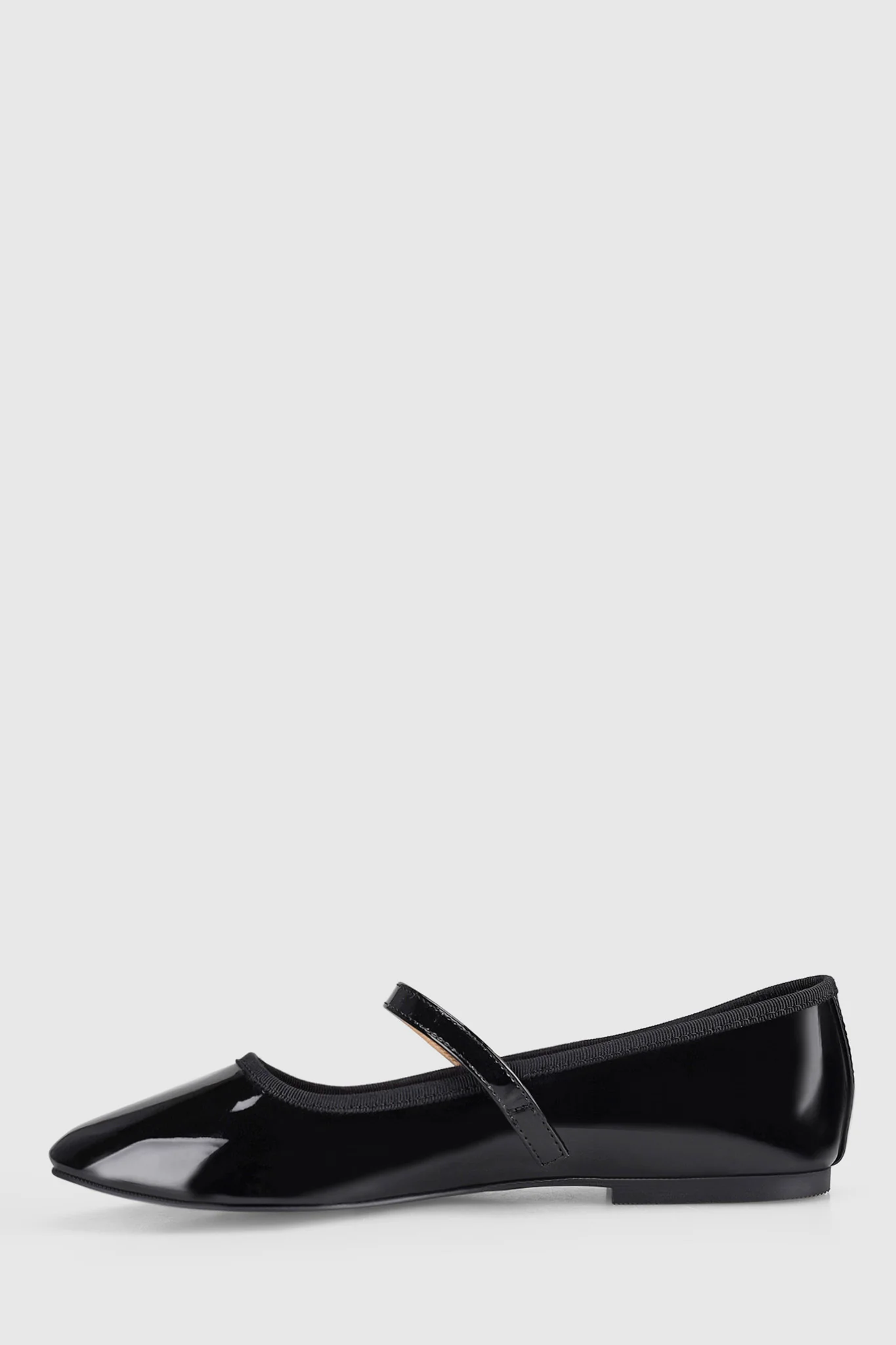 VERALi Bambi Mary-Jane Flats Black Patent - Image 2