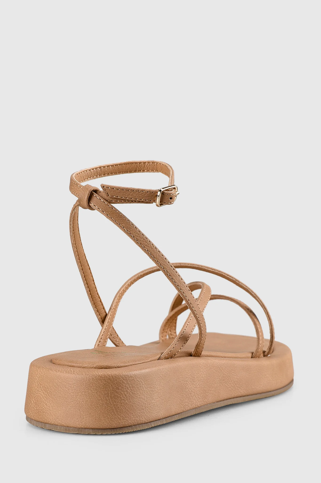 VERALi Bondi Flatform Sandals Caramel Softee - Image 3