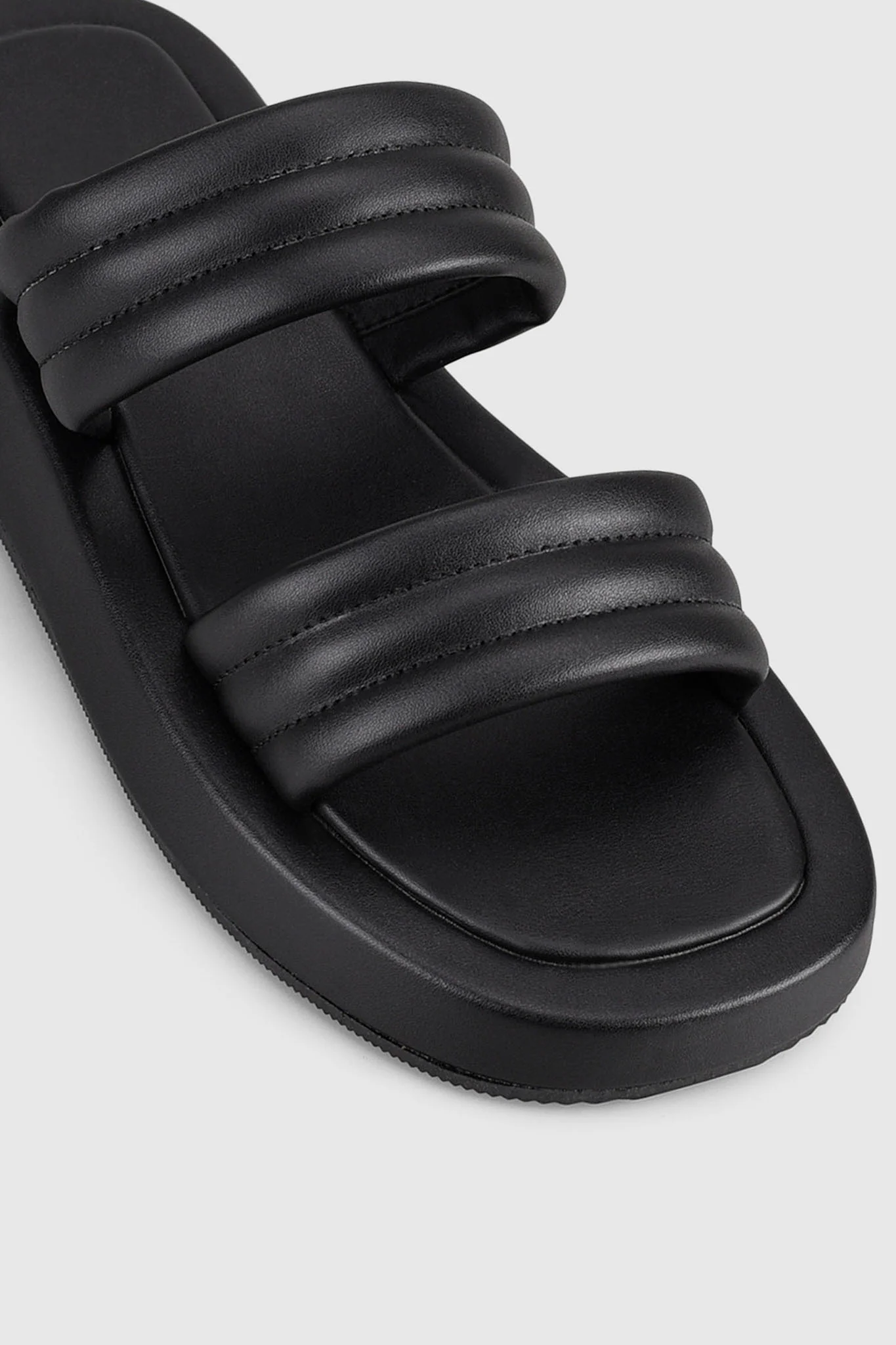 VERALi Boss Flatform Slides Black Smooth - Image 3