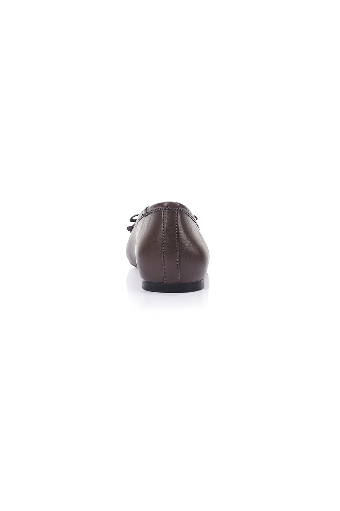 VERALi Eugenie Ballet Flats Chocolate Brown Micro - Image 3